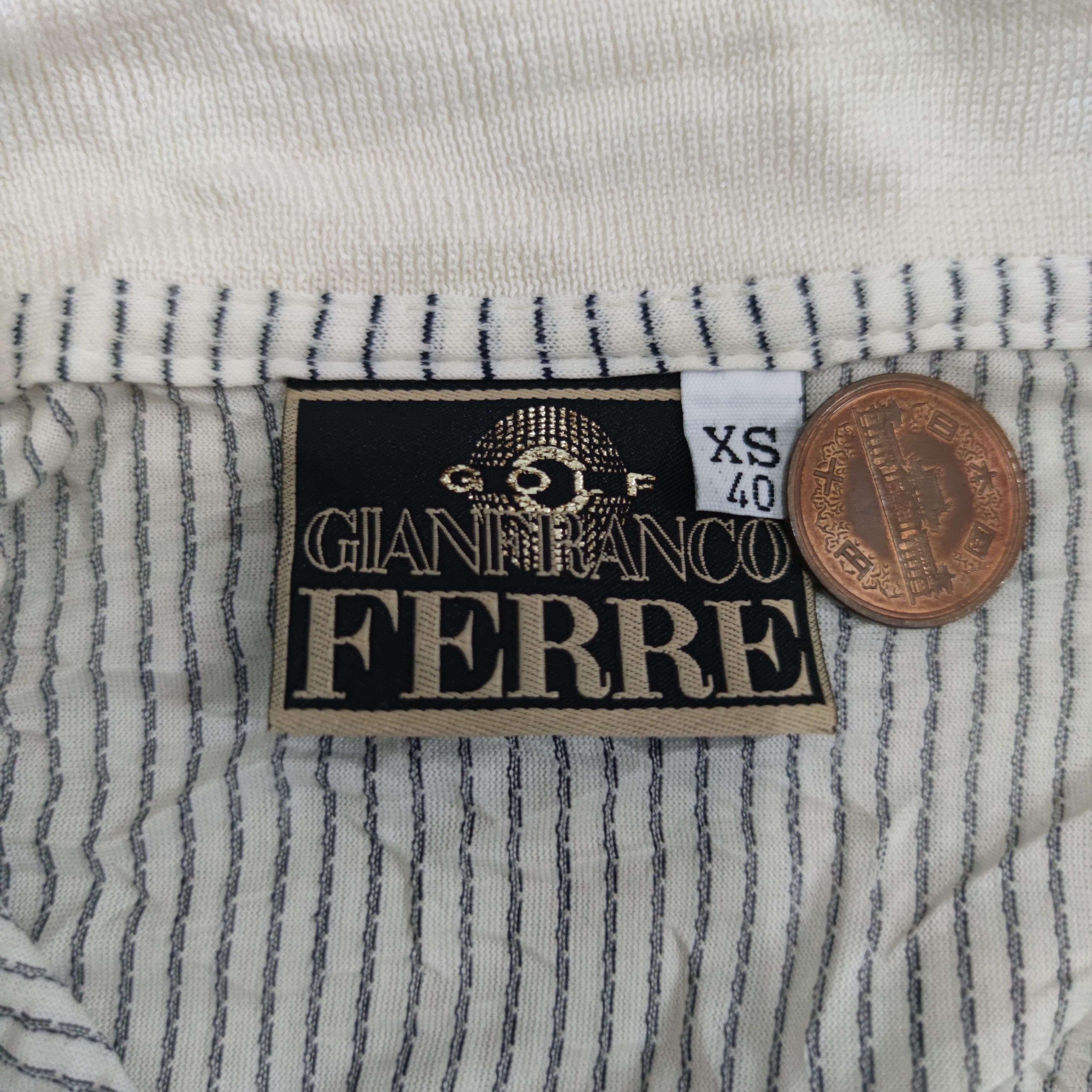 Gianfranco Ferre Vintage Gianfranco Ferre x Mizuno Polo Shirt Size XS / US 0-2 / IT 36-38 - 3 Thumbnail
