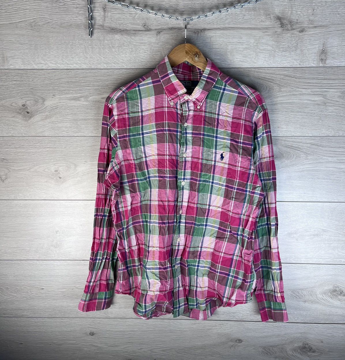 Polo Ralph Lauren Vintage Men's button-down shirt Polo Ralph Lauren size L Size US L / EU 52-54 / 3 - 1 Thumbnail