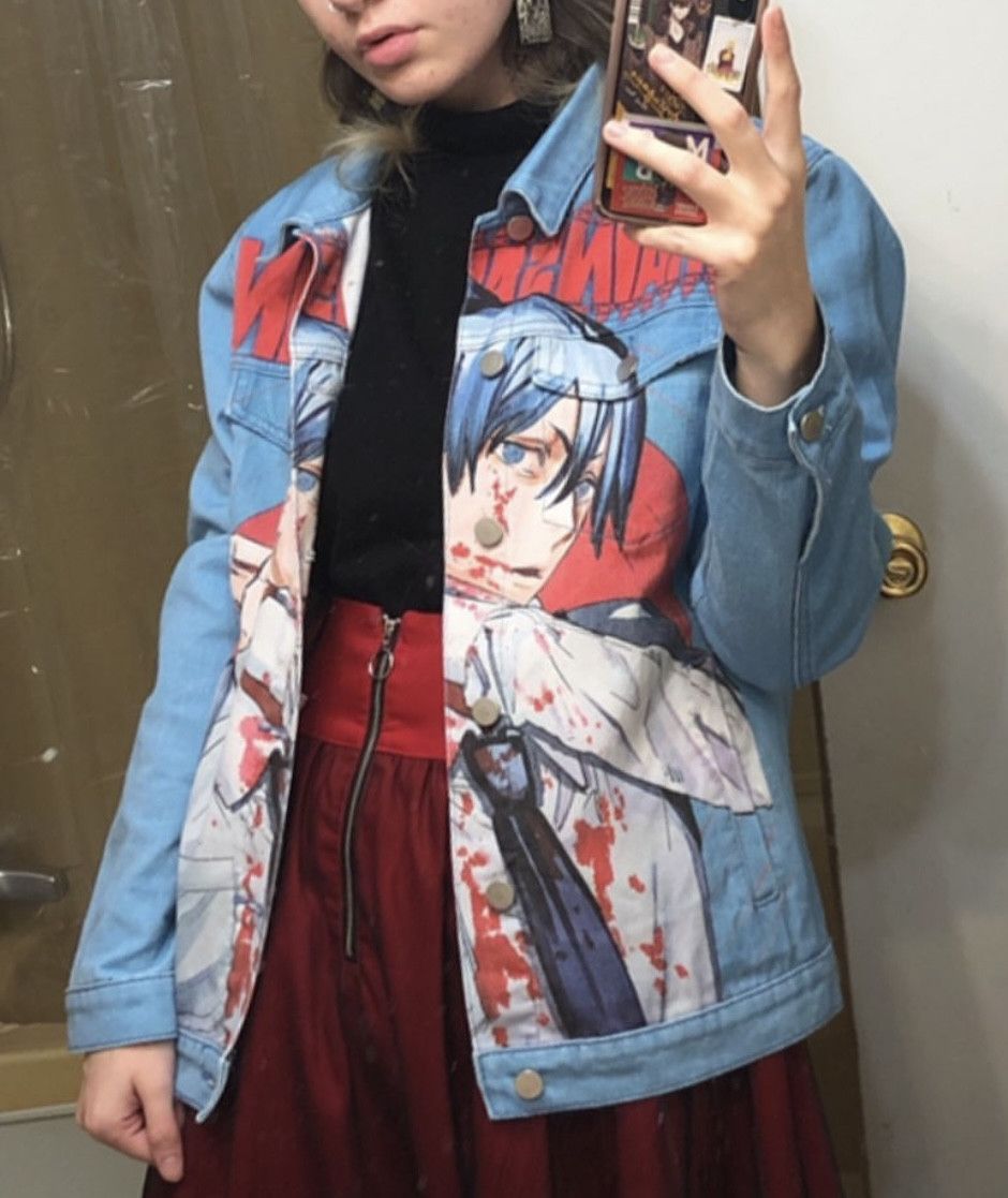 Other Chainsaw Man Aki Hayakawa Button up Denim Jacket Size US M / EU 48-50 / 2 - 4 Thumbnail