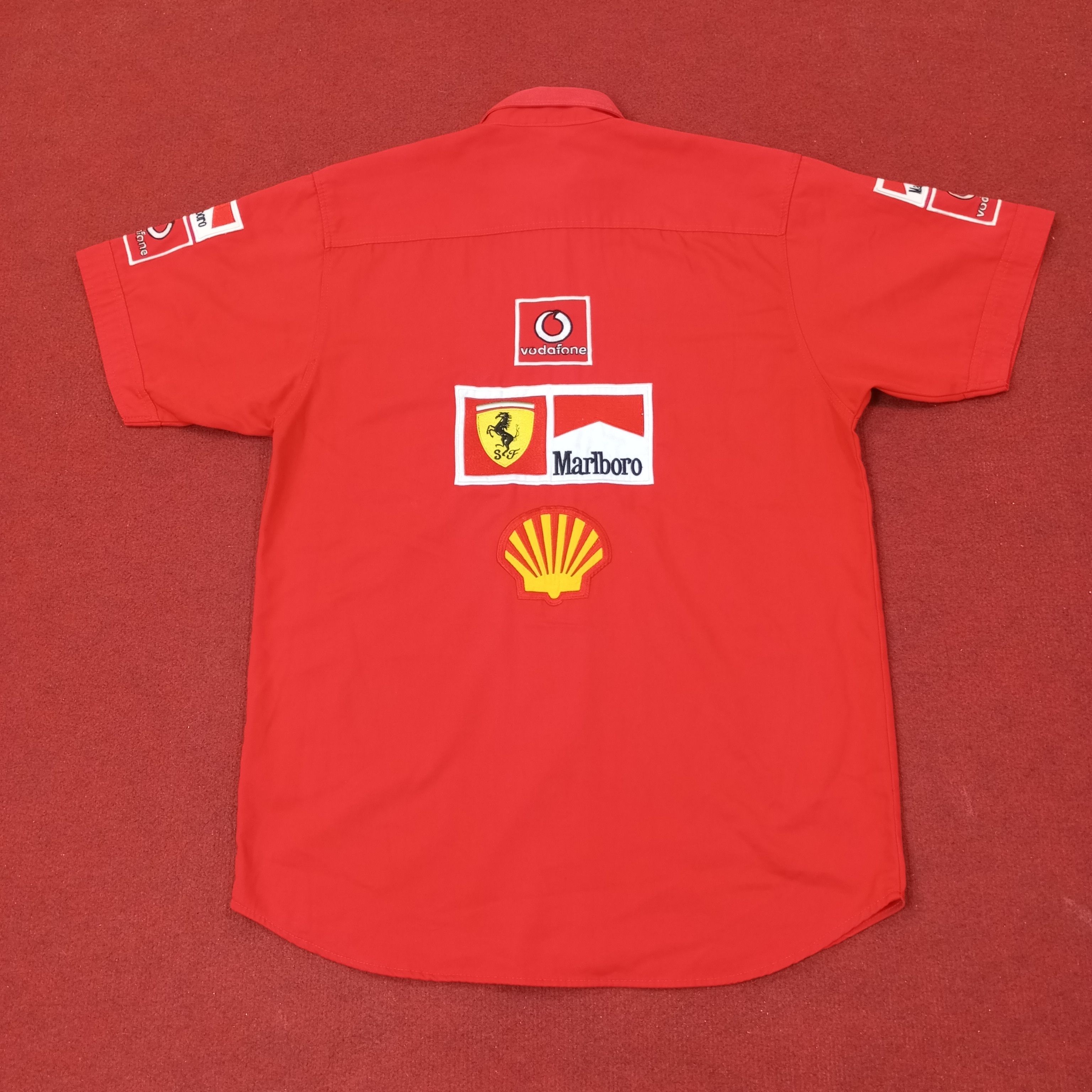 Ferrari Ferrari X Marlboro X Shell Motorsport Workwear Shirt c249n61 Size US L / EU 52-54 / 3 - 3 Thumbnail