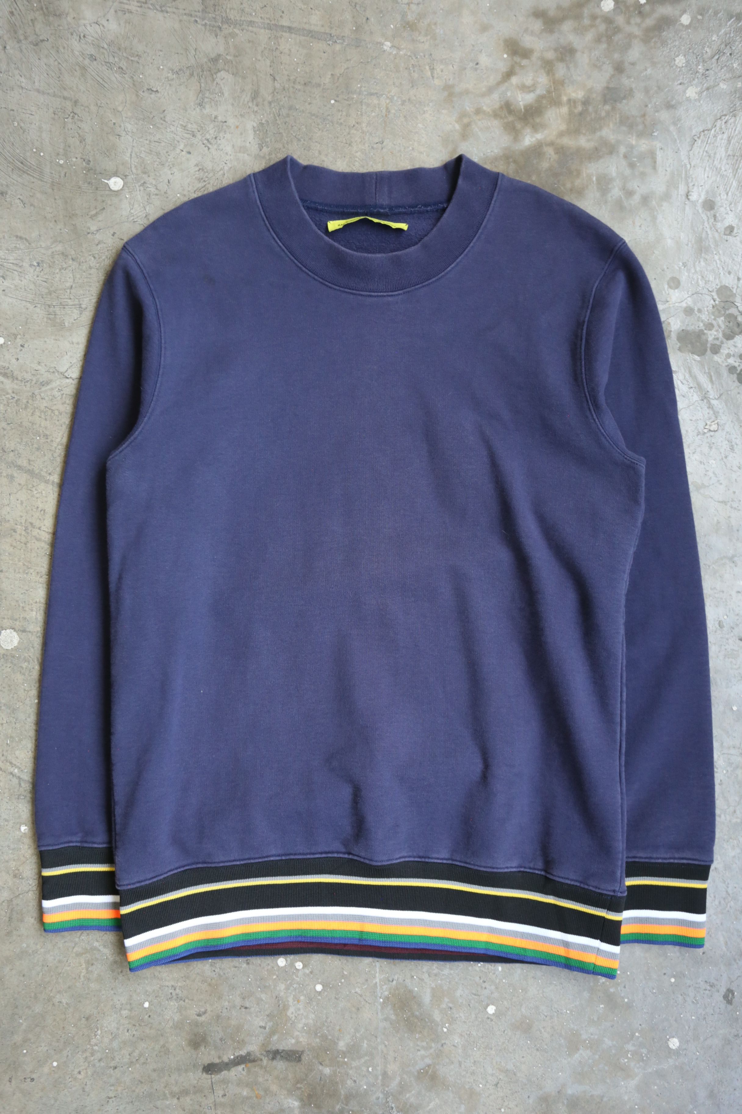 Raf Simons × Sterling Ruby RS - Sterling Ruby - F/W 14 - Stripe-Detailing Sweater Size US L / EU 52-54 / 3 - 1 Thumbnail