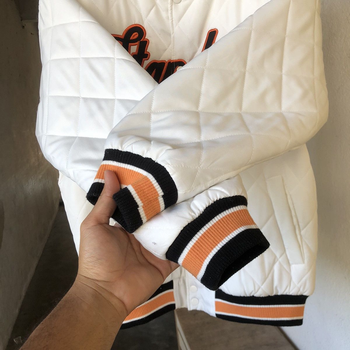 In The Attic Rare🔥 In The Attic "Standard" Logo Quilt Varsity Jacket Size US M / EU 48-50 / 2 - 8 Thumbnail