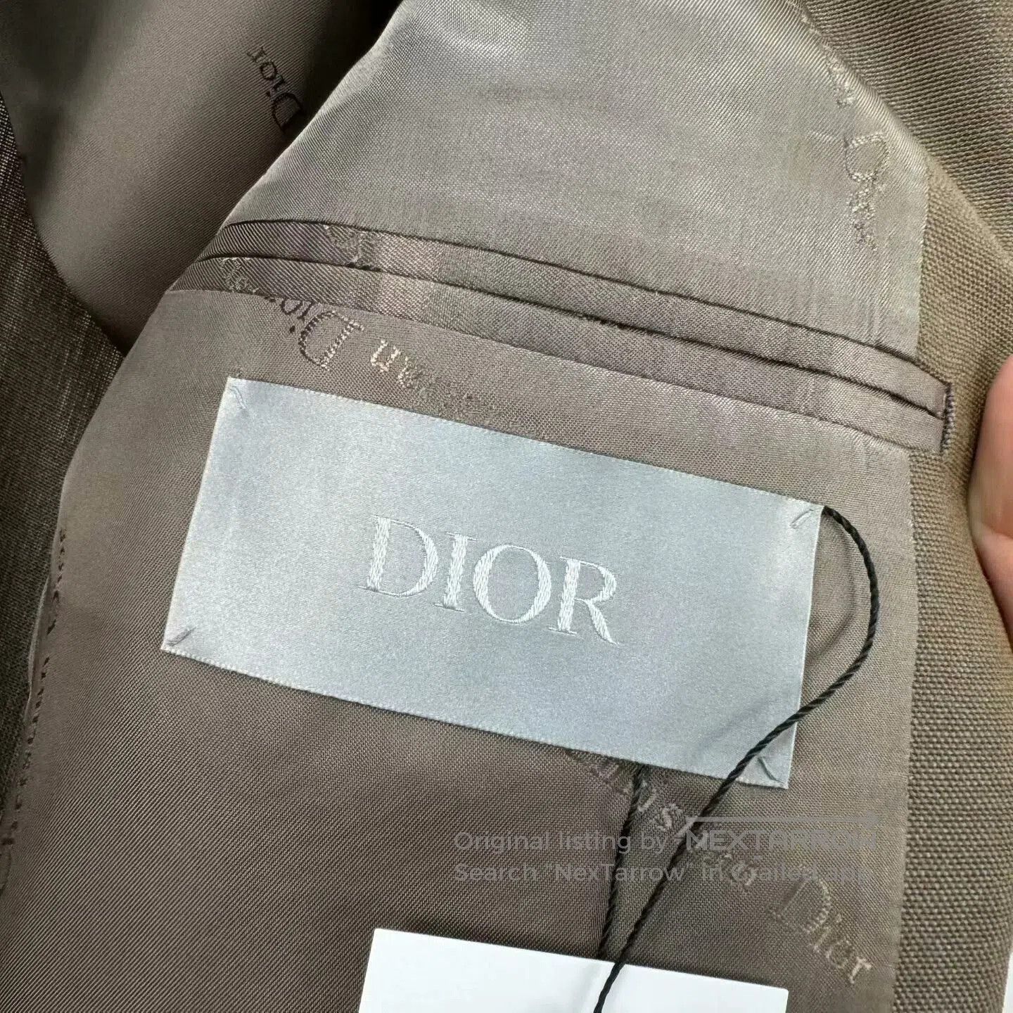 Dior dior double-breasted wool coat in coffee color. Size US L / EU 52-54 / 3 - 5 Thumbnail