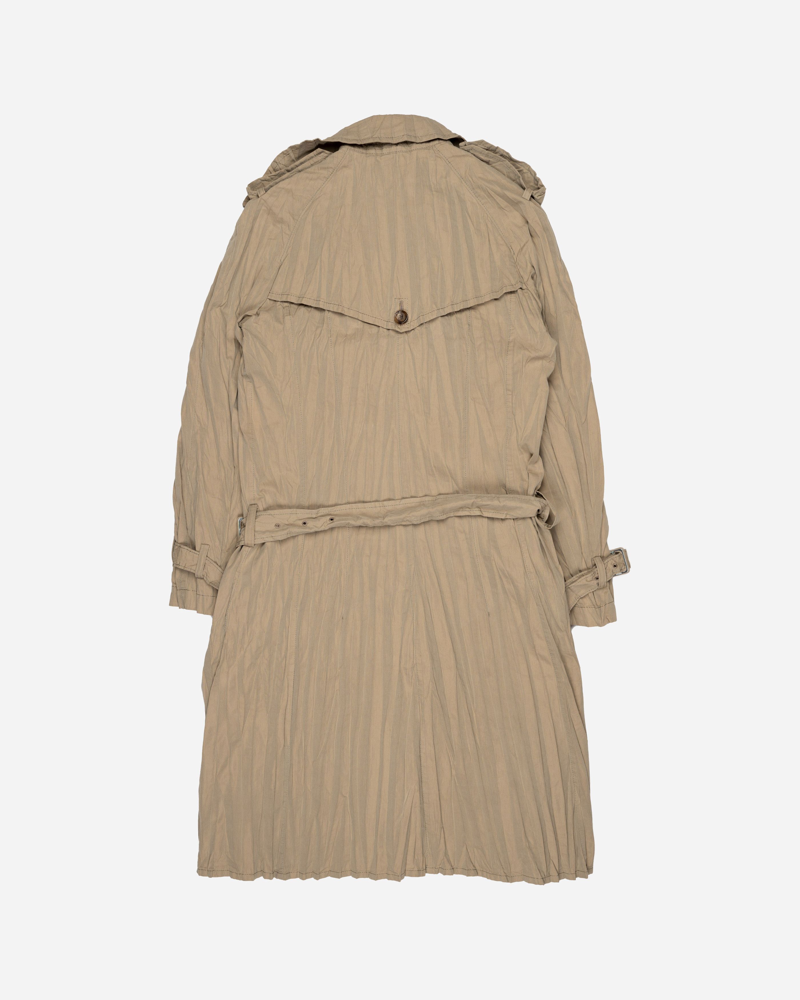Comme des Garcons Junya Watanabe Pleated Double Breasted Trench Coat Size L / US 10 / IT 46 - 2 Thumbnail