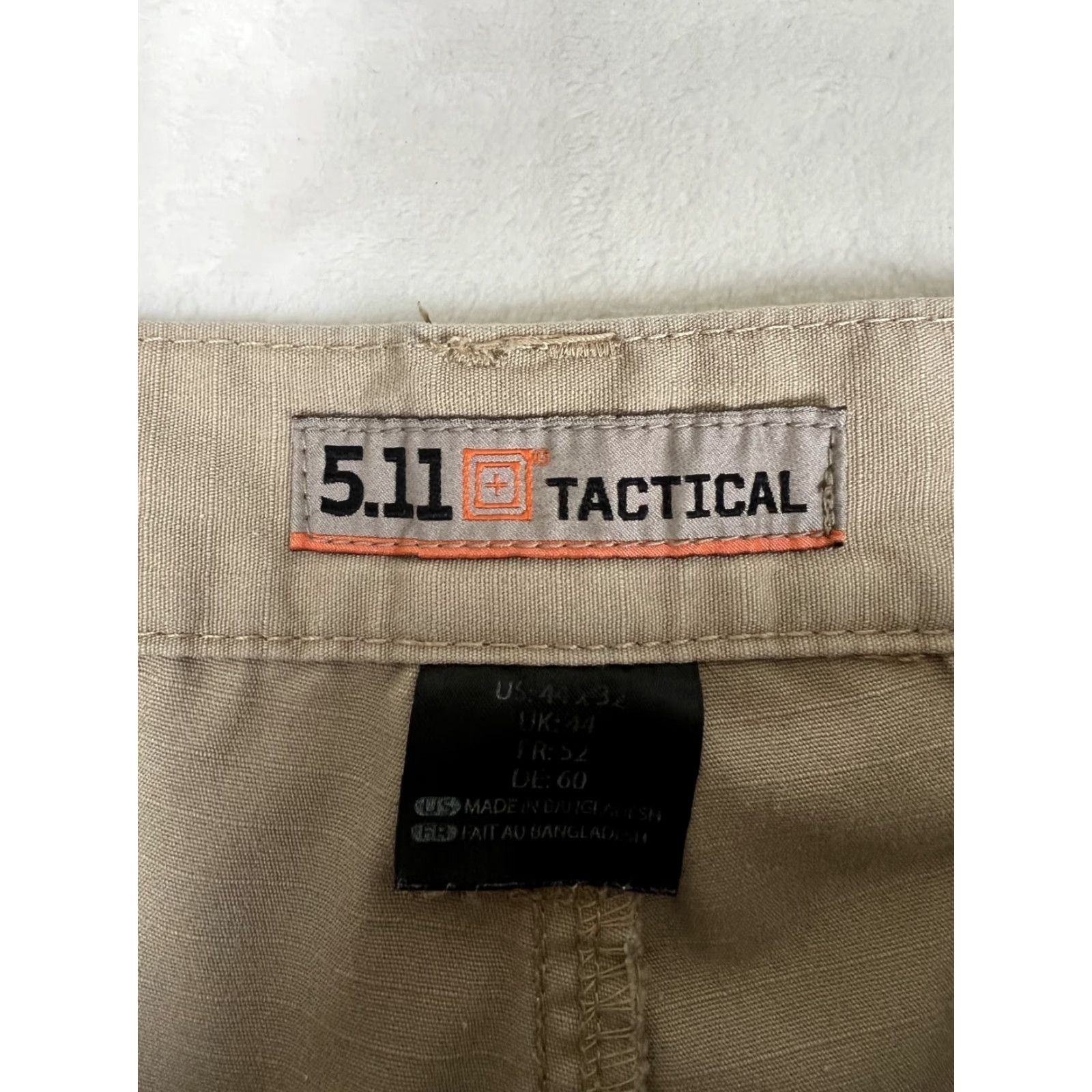 Vintage 5.11 Tactical Cargo Pants 44x32 Beige Tan Ripstop Cotton Straight Regular Mens Pants Size US 44 / EU 60 - 6 Thumbnail