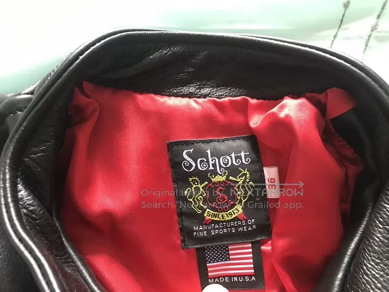 Schott Schott Weigh locomotive kraft leather coat Size US S / EU 44-46 / 1 - 2 Thumbnail