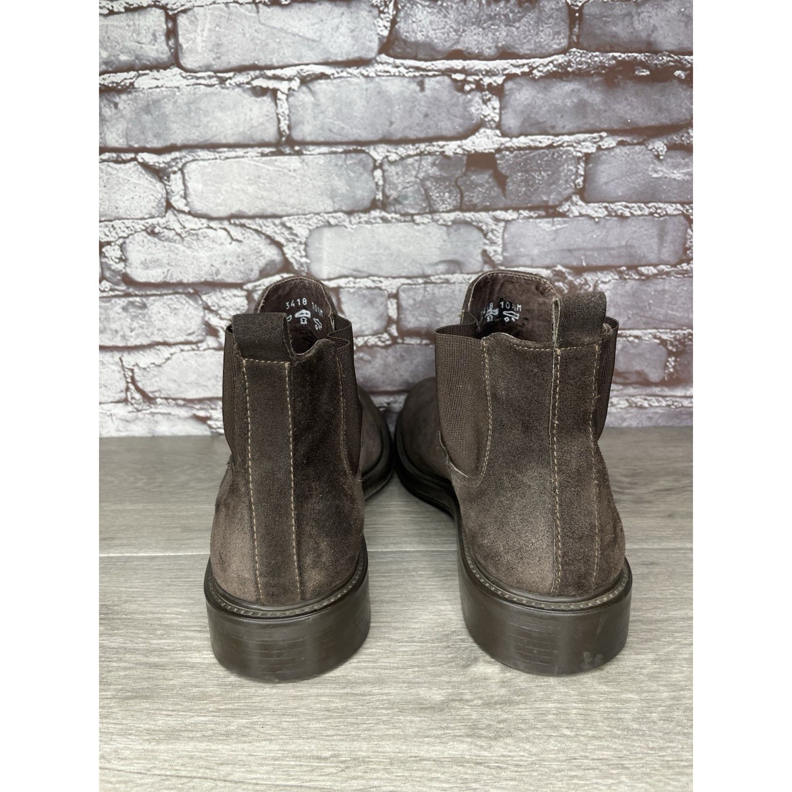 Barneys New York Barneys New York Brown Suede Leather Chelsea Desert Boots Sh Size US 10.5 / EU 43-44 - 5 Thumbnail