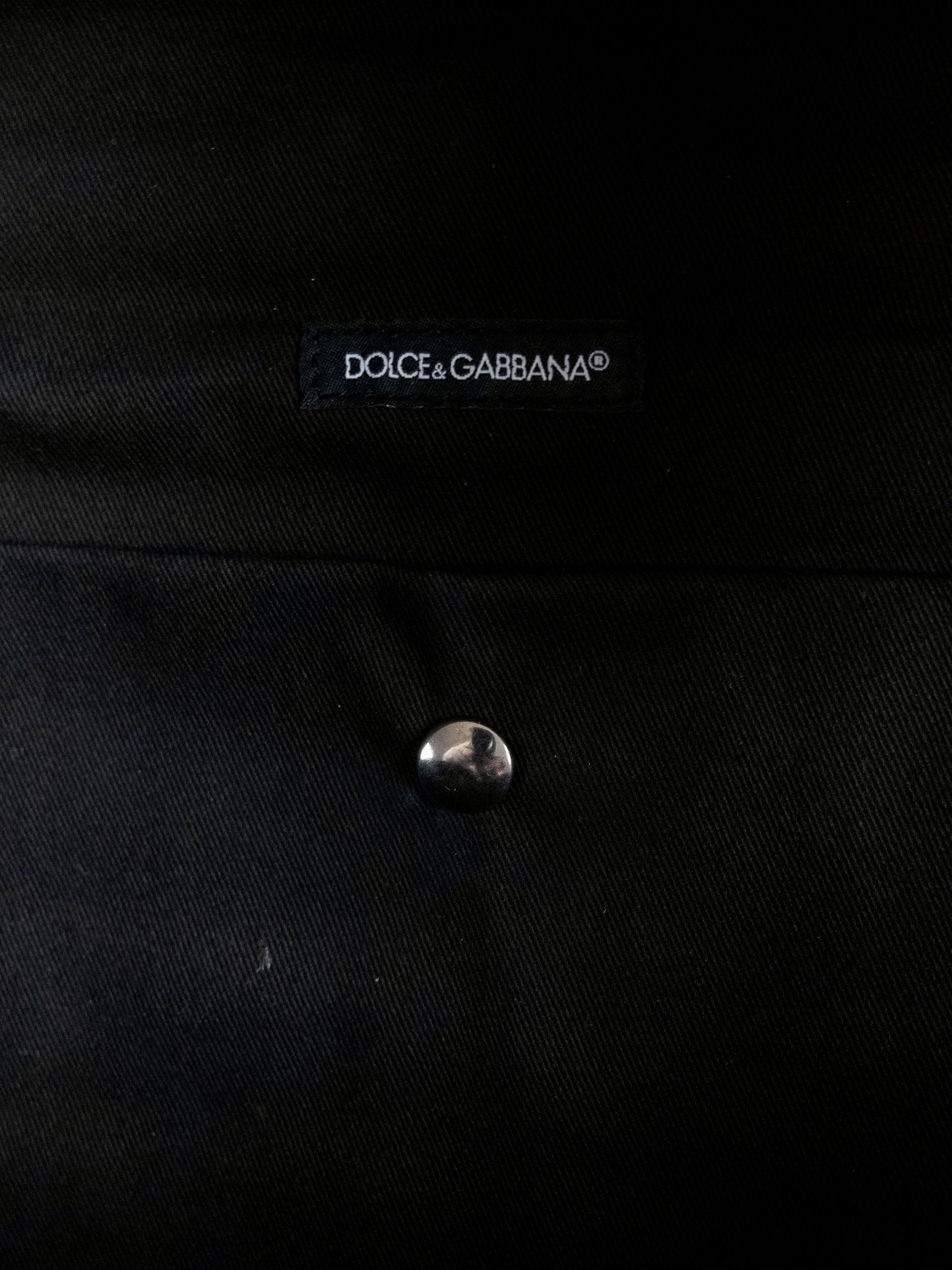Dolce & Gabbana DOLCE & GABBANA black DG logo patch canvas backpack Size ONE SIZE - 13 Thumbnail