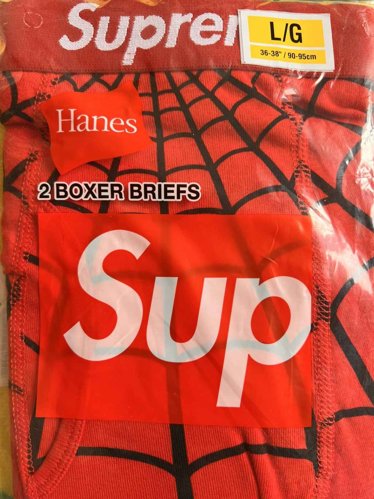 Supreme L Supreme Marvel Spider-Man Web Boxer Briefs hanes pack Red Size US 34 / EU 50 - 8 Thumbnail