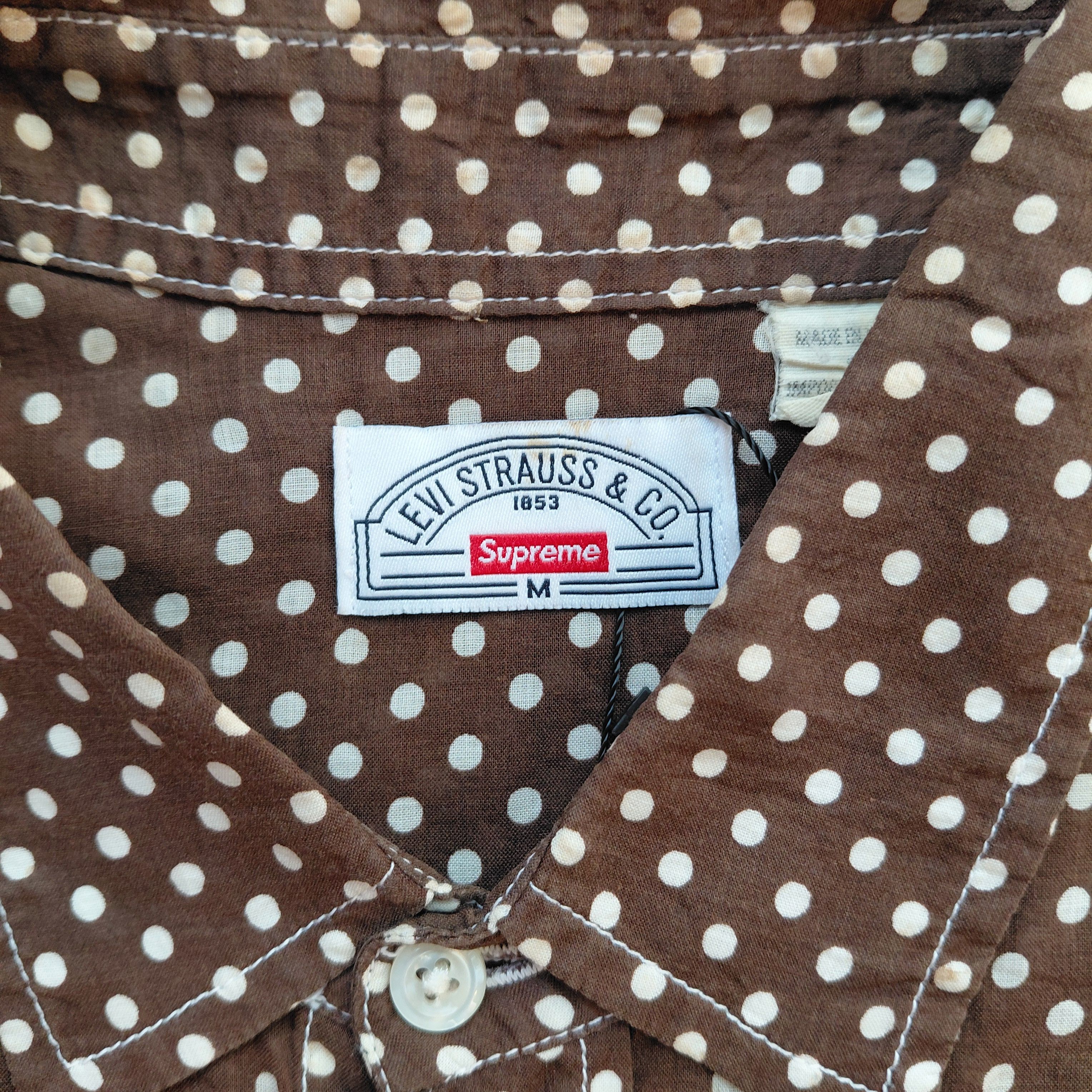 Levi's × Supreme Levis x Supreme Polkadot Shirt Size US M / EU 48-50 / 2 - 3 Thumbnail