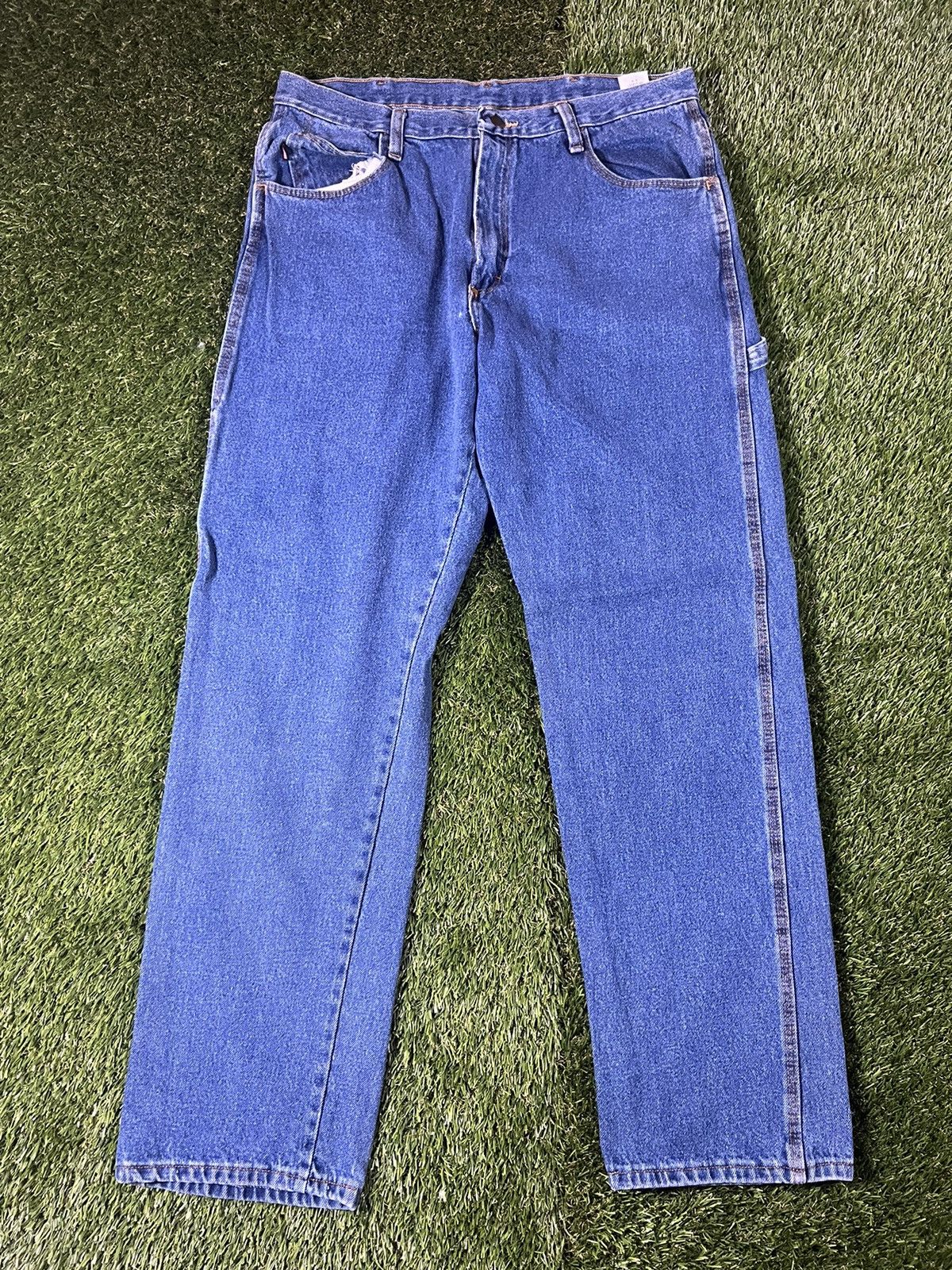 Carhartt × Vintage Vintage 90’s Carhartt Styled Baggy Carpenter Denim Jeans Size US 36 / EU 52 - 3 Thumbnail