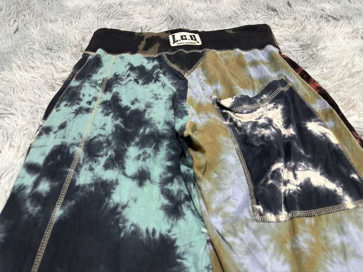 Le Grande Bleu (L.G.B.) 🔥Y2K Rare Archived L.G.B. Boxer Tie Dye Super Flared Pants Size US 30 / EU 46 - 3 Thumbnail
