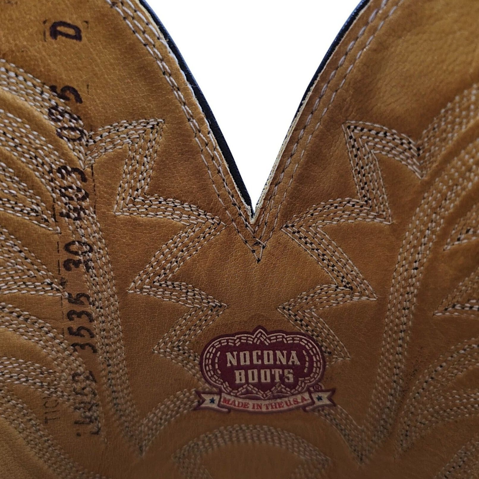 Nocona Boots Nocona Cape Buffalo Cowboy Boots Mens 10D Brown Tan Exotic Size US 10 / EU 43 - 7 Thumbnail