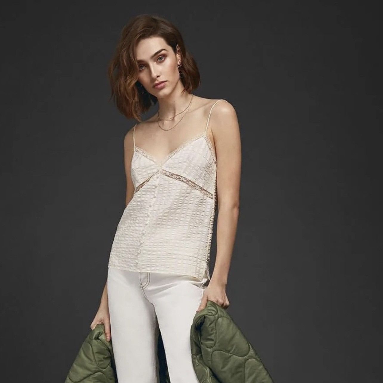 Anine Bing NWOT Anine Bing Nadine Camisole in Nude (Size XS) Size XS / US 0-2 / IT 36-38 - 10 Thumbnail