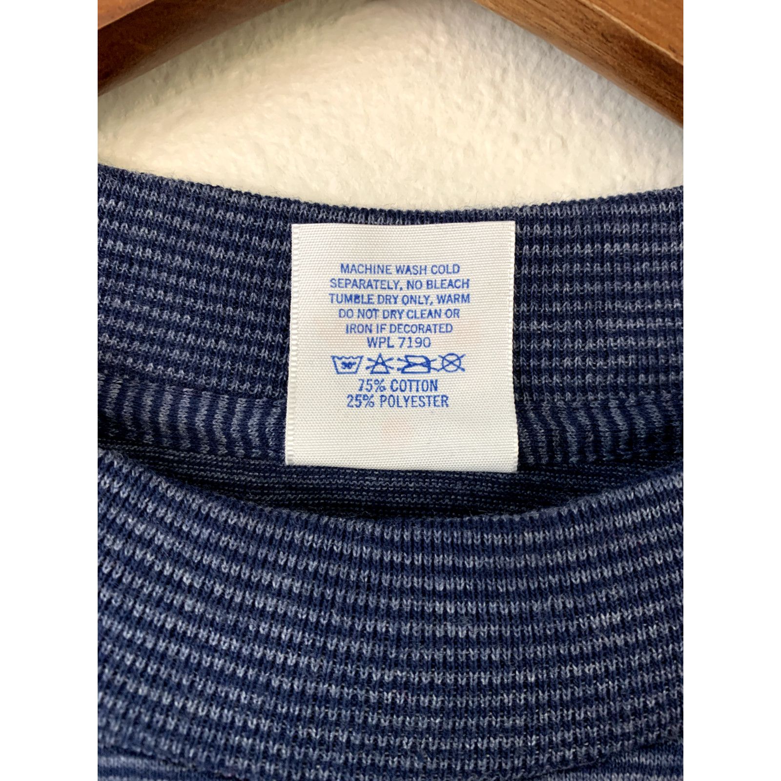 Vintage Vintage Montana Striped Shirt Large L MT Blue Tee VTG 90s Size US L / EU 52-54 / 3 - 7 Thumbnail