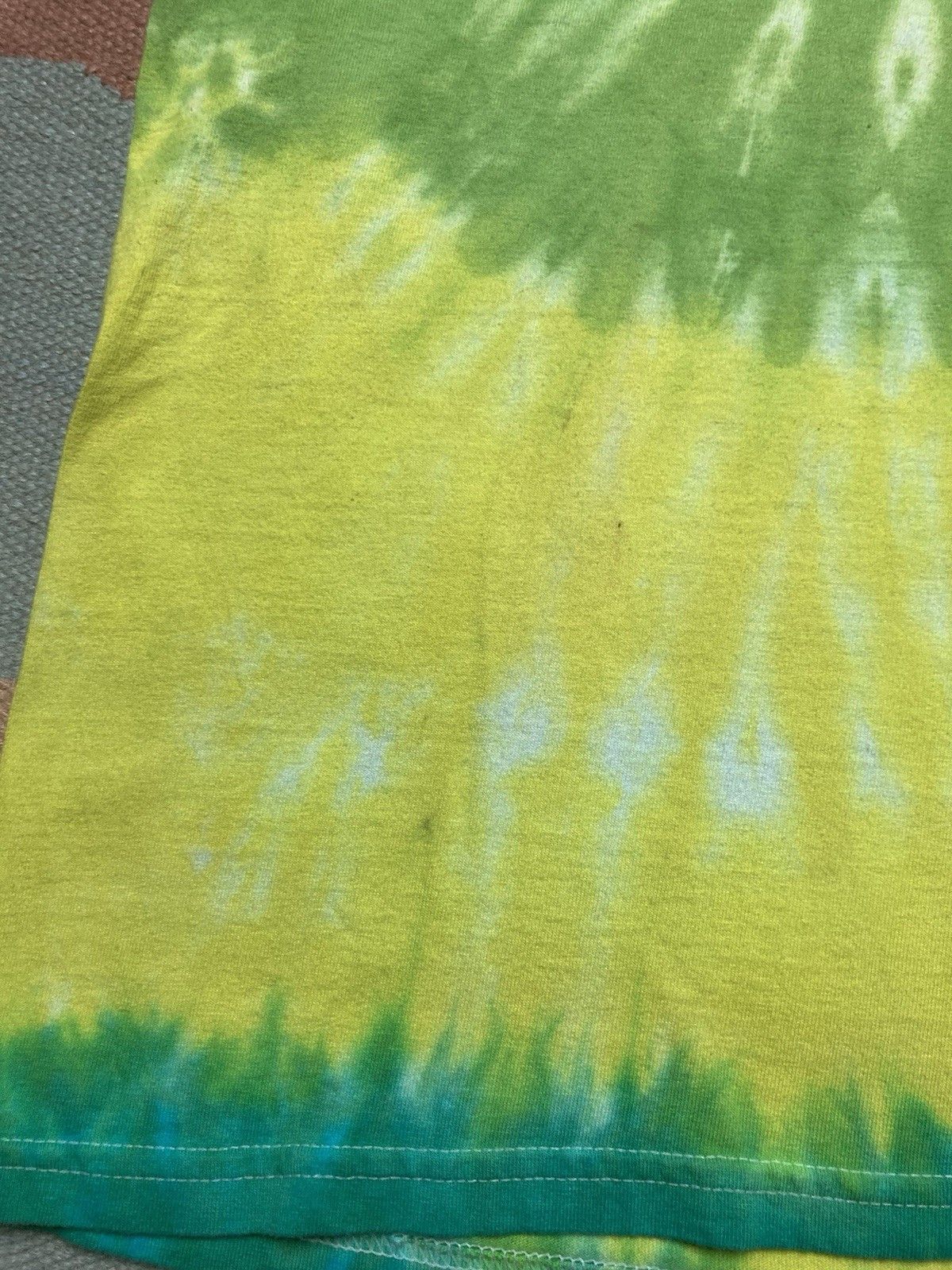 Vintage Vtg tie dye t shirt fruit of loom cotton spiral hippie XL Size US XL / EU 56 / 4 - 2 Thumbnail