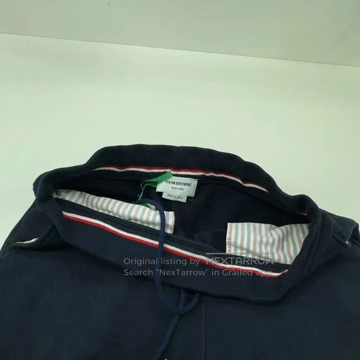 Thom Browne Thom Browne Classic Striped Navy Sweatpants. Size US 30 / EU 46 - 1 Thumbnail