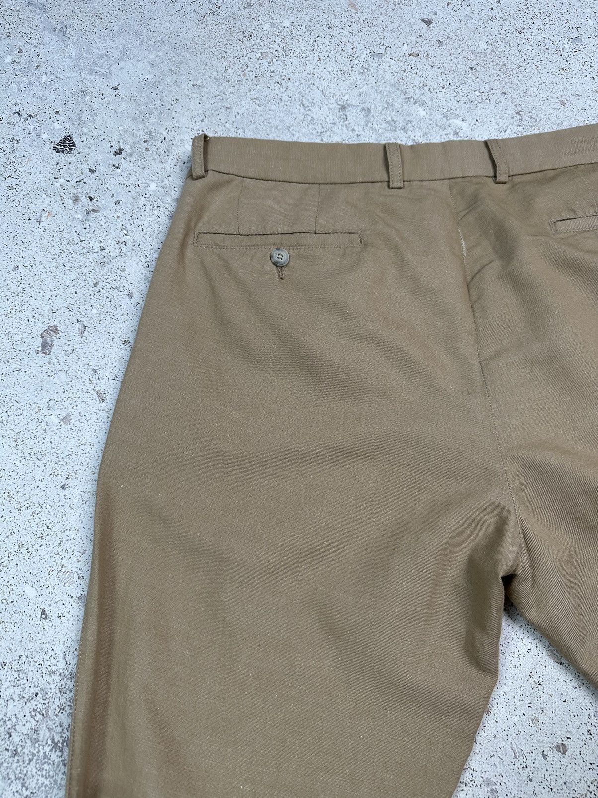 Lacoste Lacoste Cotton-Linen Trousers Men 34 Pants beige M L Size US 34 / EU 50 - 23 Thumbnail