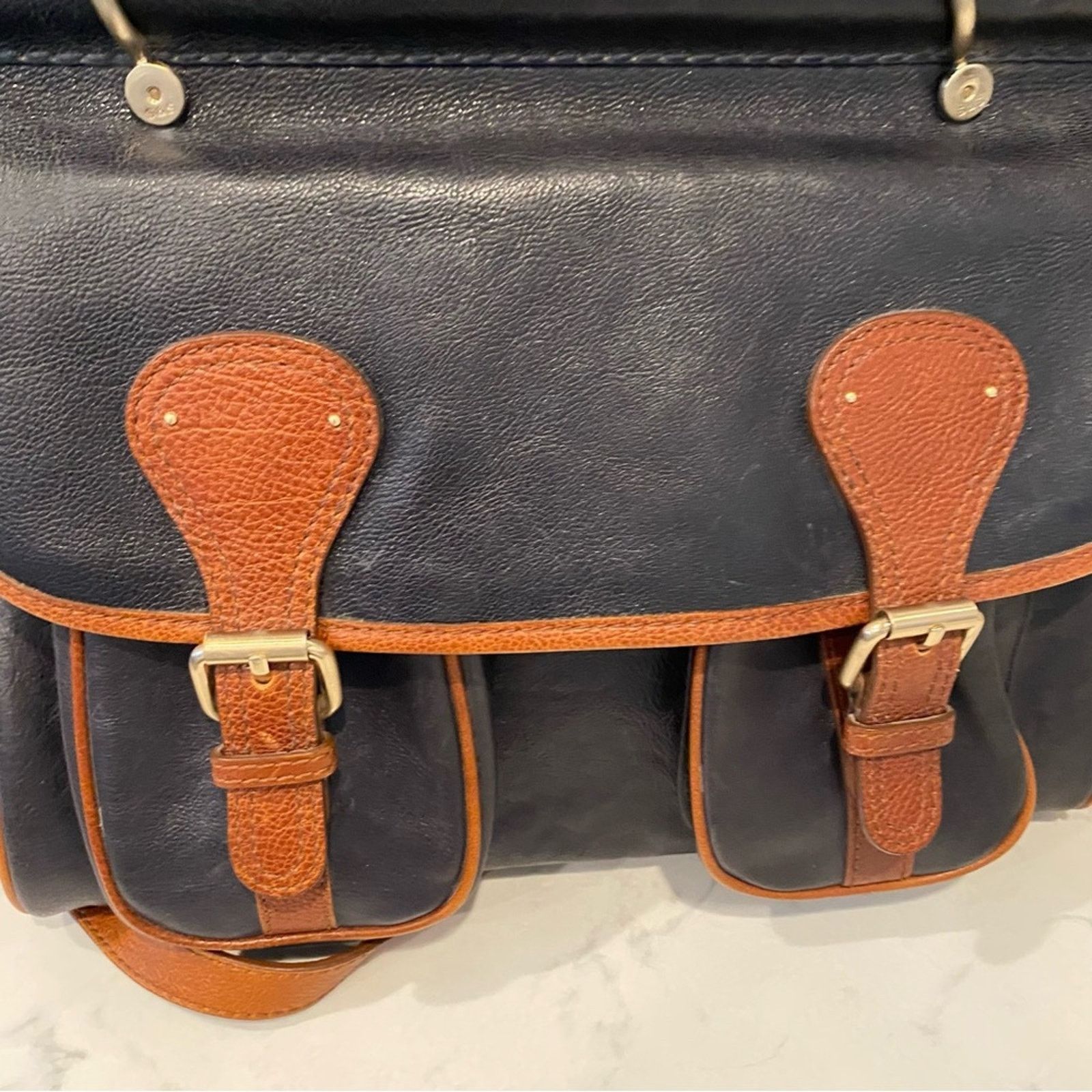 Anthropologie Schuler & Sons Philadelphia leather works Messenger bag Size ONE SIZE - 11 Thumbnail