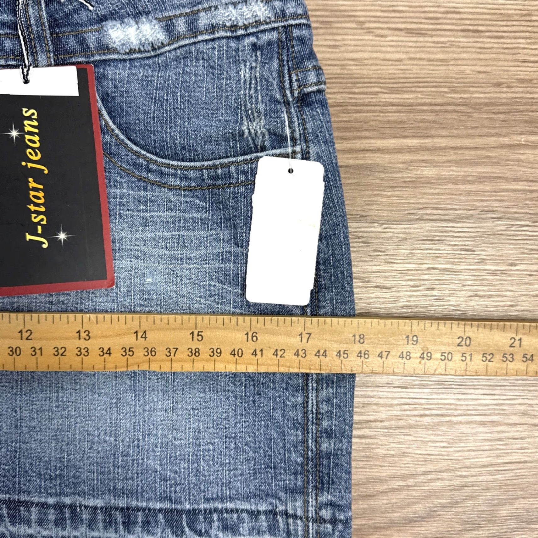 G-Star J Star Womens Denim Mini Skirt Blue Distressed 11/12 Short Star Theme Size 32" / US 10 / IT 46 - 7 Thumbnail