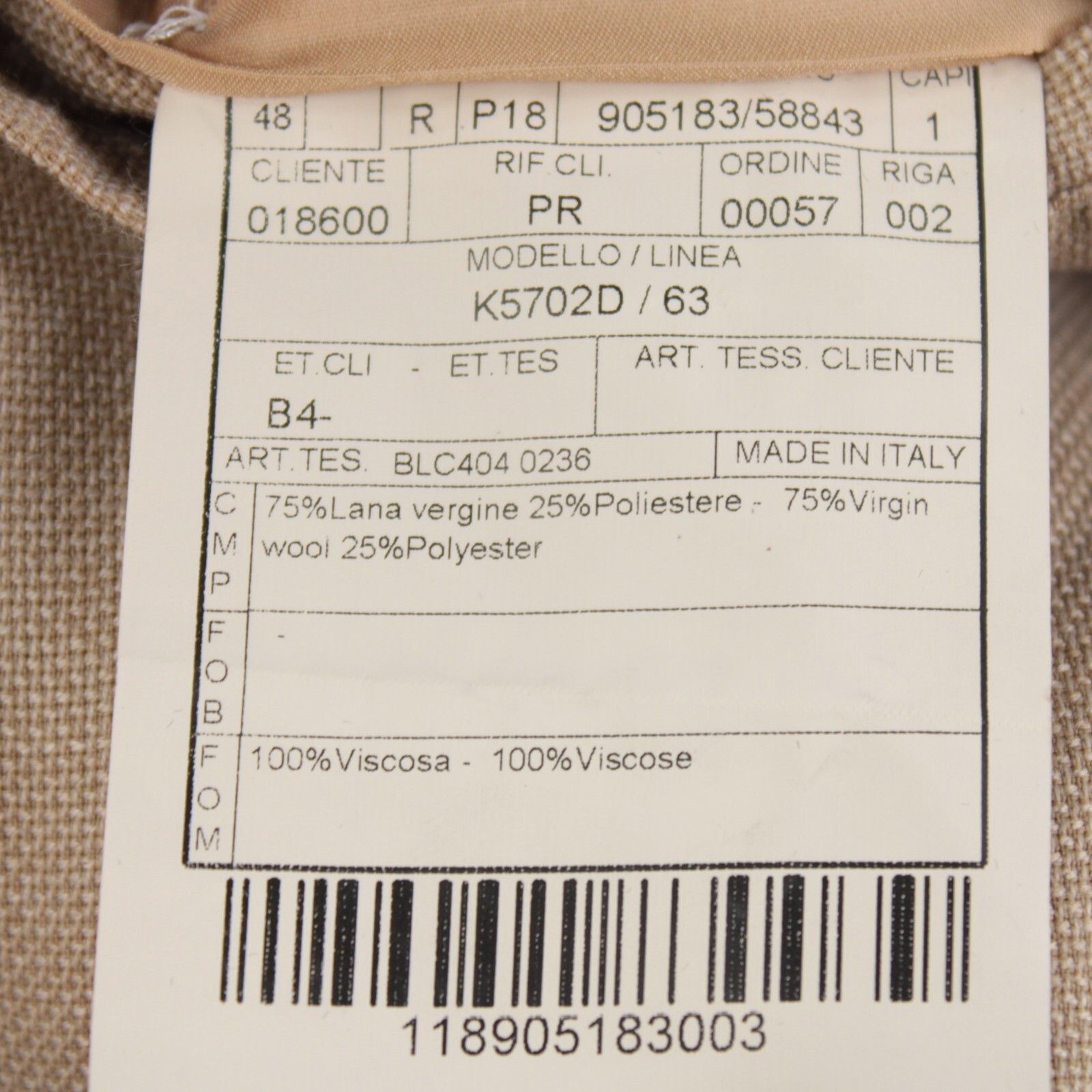 Boglioli Boglioli Blazer Size S US In Beige Wool Size US S / EU 44-46 / 1 - 9 Thumbnail