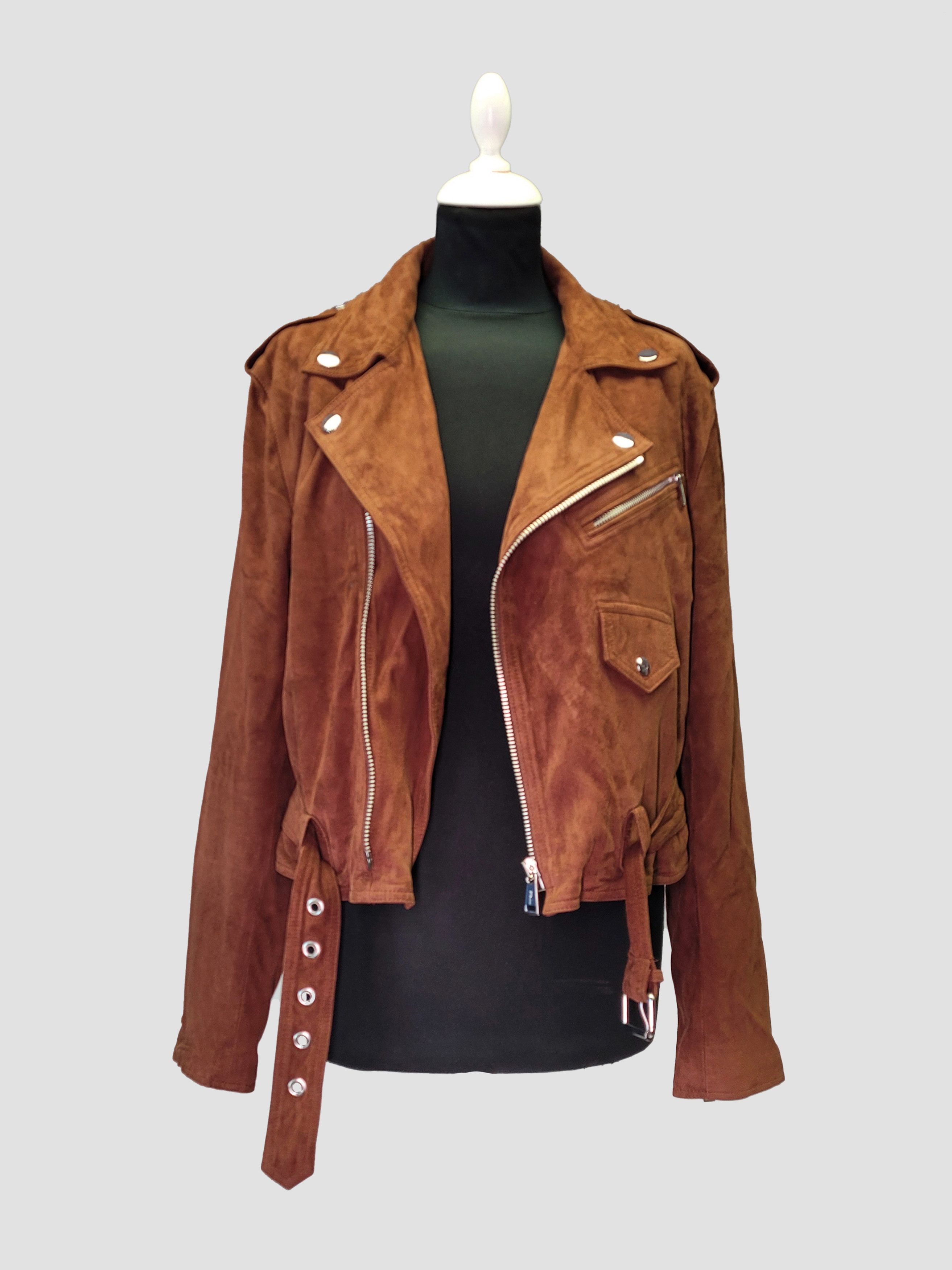 Polo Ralph Lauren Polo Ralph Lauren _ Goat Suede _ Biker Leather Jacket Size L / US 10 / IT 46 - 3 Thumbnail
