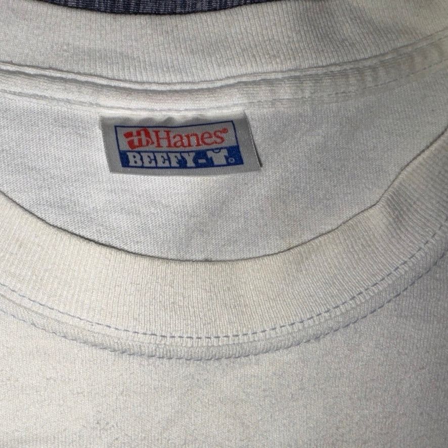 Hanes BECK Street Art Vintage Y2K White Tee Unisex Size Medium Size US M / EU 48-50 / 2 - 4 Thumbnail