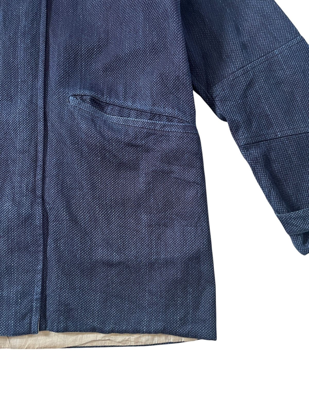 Japanese Brand KŪ 🇯🇵 Natural Dyed Indigo Sashiko Parka Jacket Kapital Visvim Size US M / EU 48-50 / 2 - 5 Thumbnail