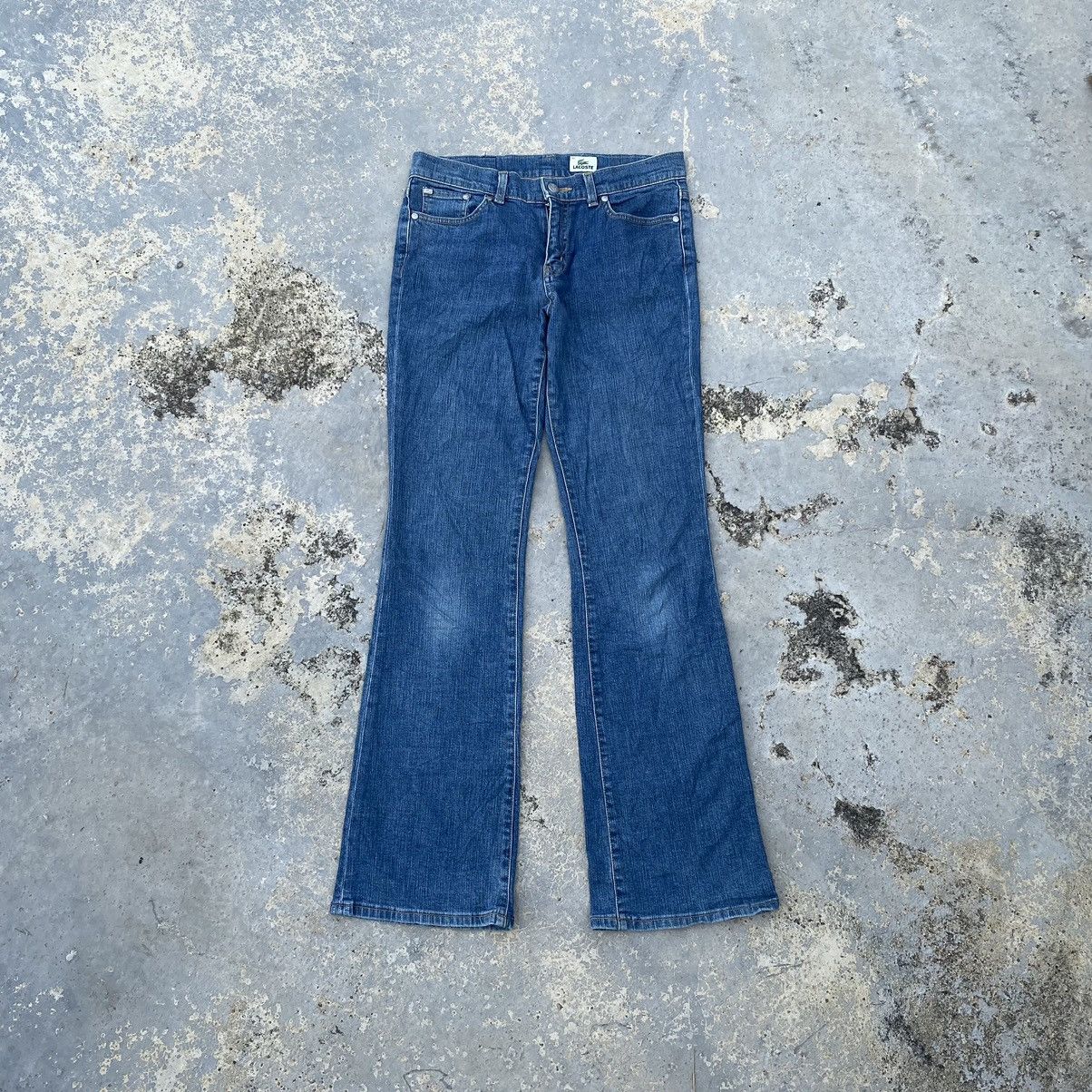If Six Was Nine × Japanese Brand × Lacoste vintage lacoste bootcut flare jeans Size US 29 - 1 Thumbnail