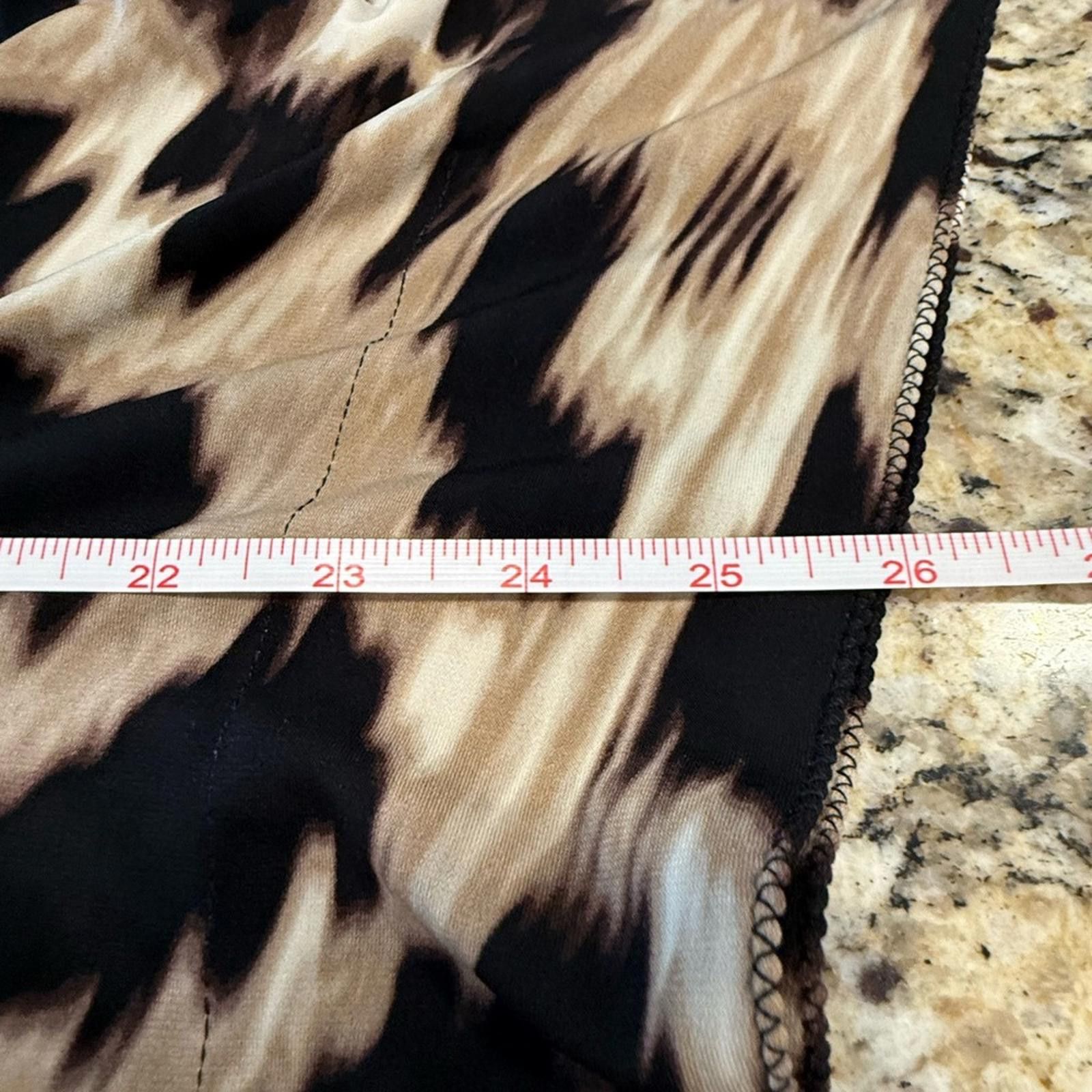 Other Leopard print V neck top chic versatile Lagenlook SZ M Size M / US 6-8 / IT 42-44 - 8 Thumbnail