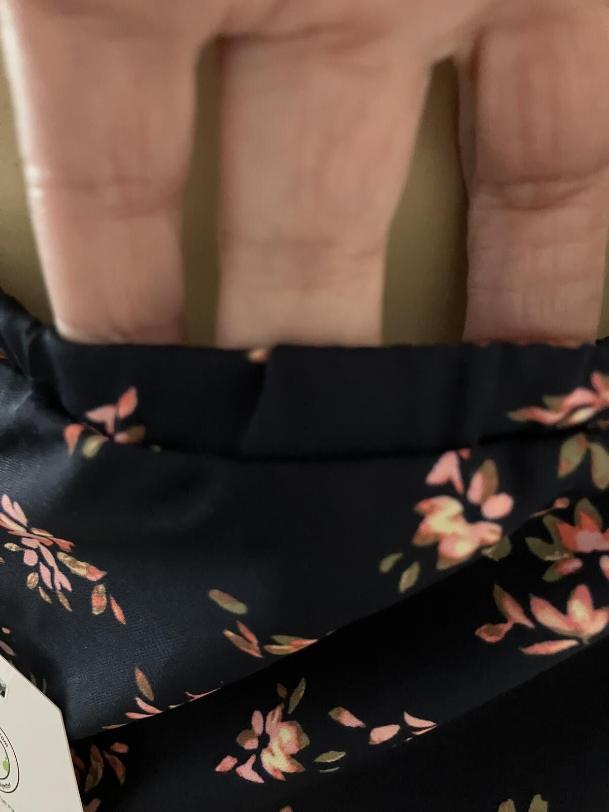 Other NWT Navy Blue Floral Midi Skirt Size 36" / US 14 / IT 50 - 6 Thumbnail