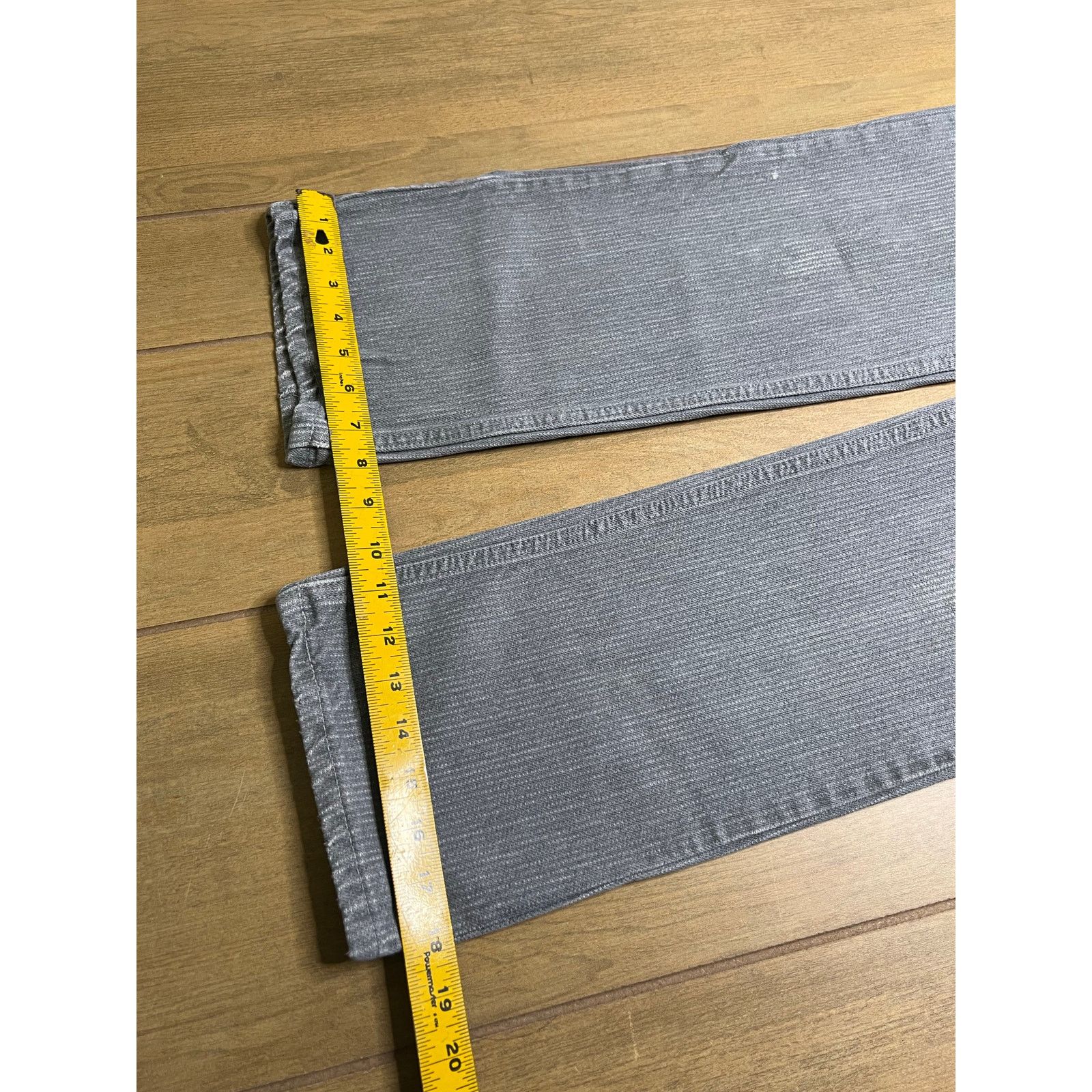 Levi's Levi’s 40509 Jeans Mens Actual Sz 31x31 Gray Pinstripe USA Size US 31 - 9 Thumbnail