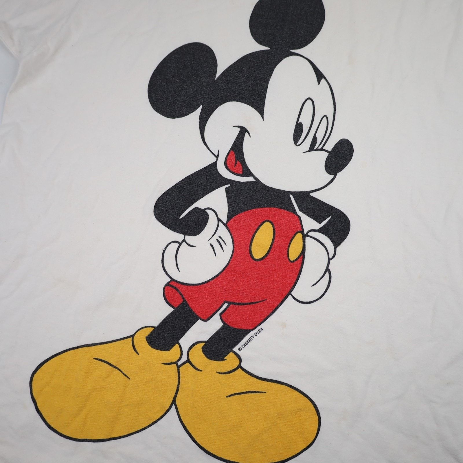 Disney × Vintage Vintage Disney Mickey Mouse Big Graphic T Shirt Size US XL / EU 56 / 4 - 4 Thumbnail
