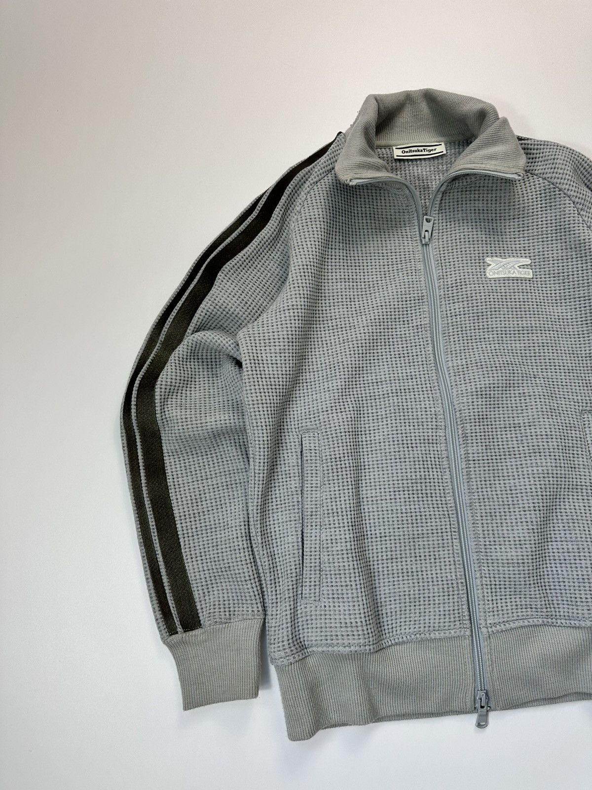 Onitsuka Tiger Onitsuka Tiger Zip Track Jacket Men's Logo Gray Size US S / EU 44-46 / 1 - 3 Thumbnail