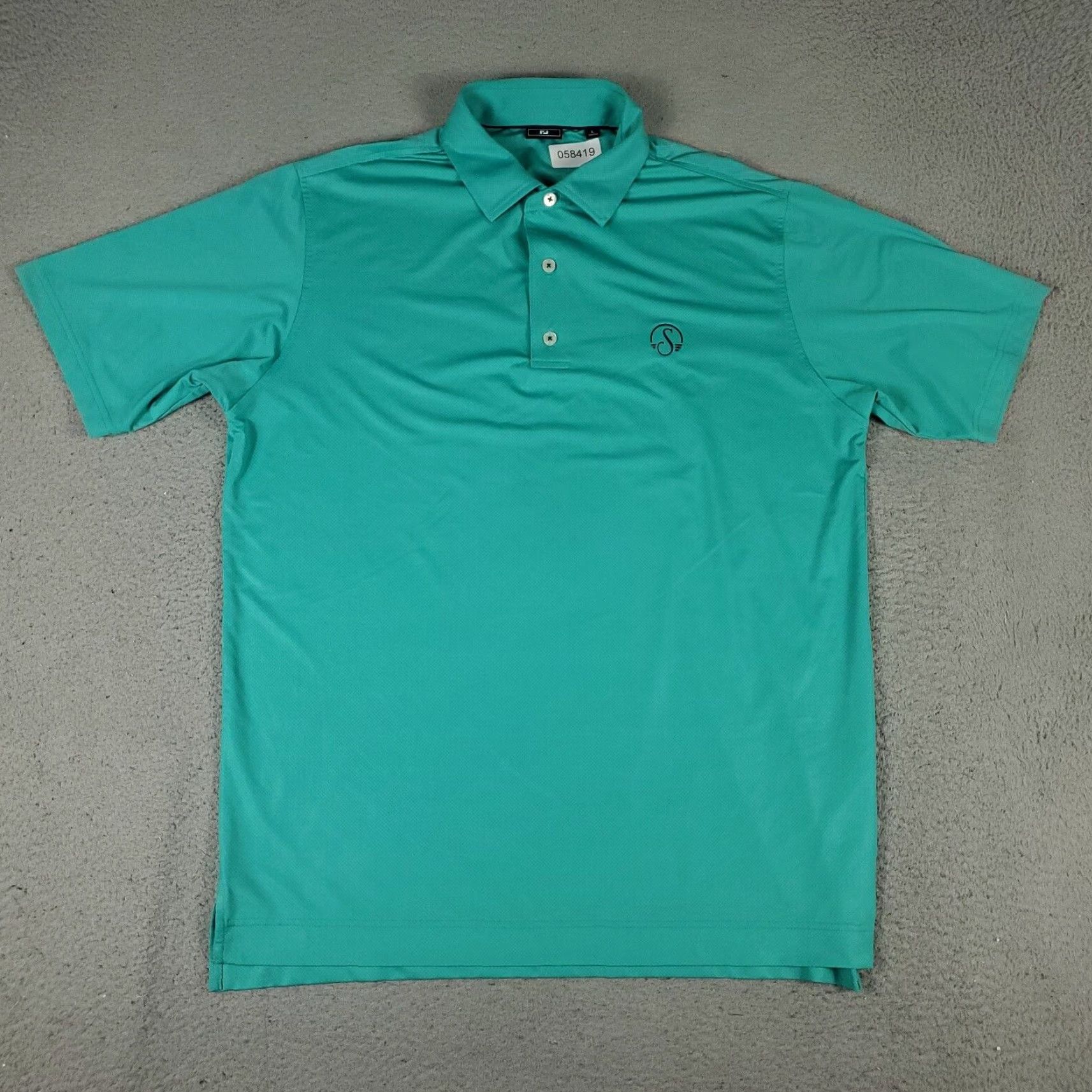 Footjoy FJ Polo Shirt Mens Size Large Turquoise Blue Short Sleeve Casual Sport Golf Shirt L Mens Polo FJ Turquoise Blue Short Sleeve Polo Shirt Size US L / EU 52-54 / 3 - 2 Thumbnail