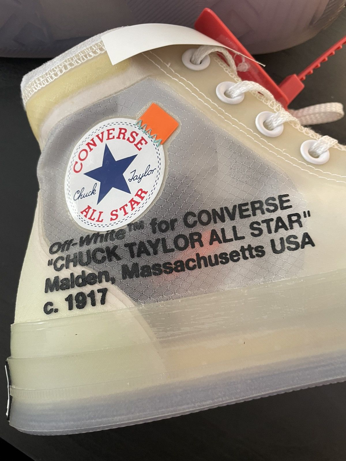 Converse × Off-White The ten Converse hi top all star Size US 8.5 / EU 41-42 - 14 Thumbnail