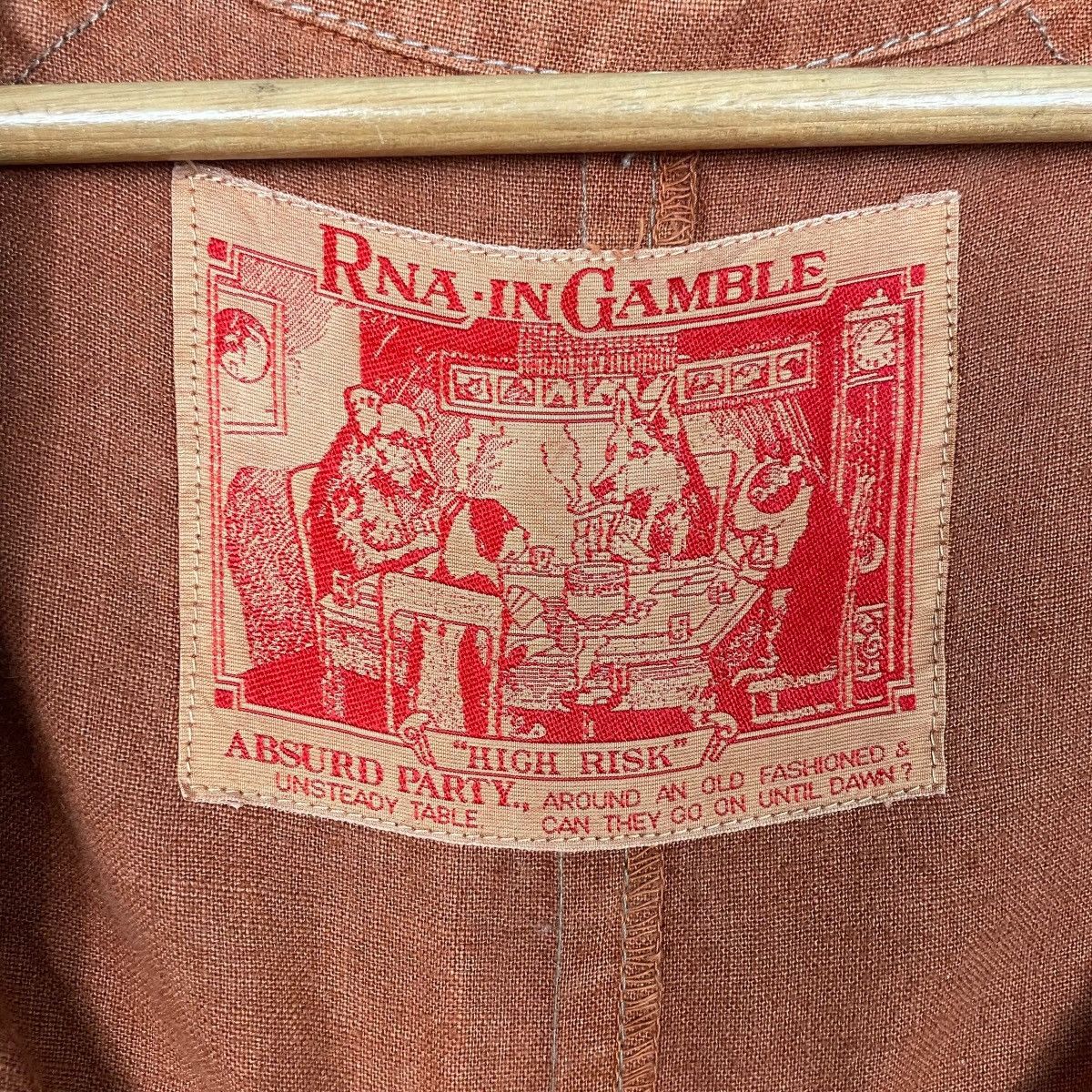 Japanese Brand RNA In Gamble Overlapping Frint Design Jacket Size US M / EU 48-50 / 2 - 15 Thumbnail