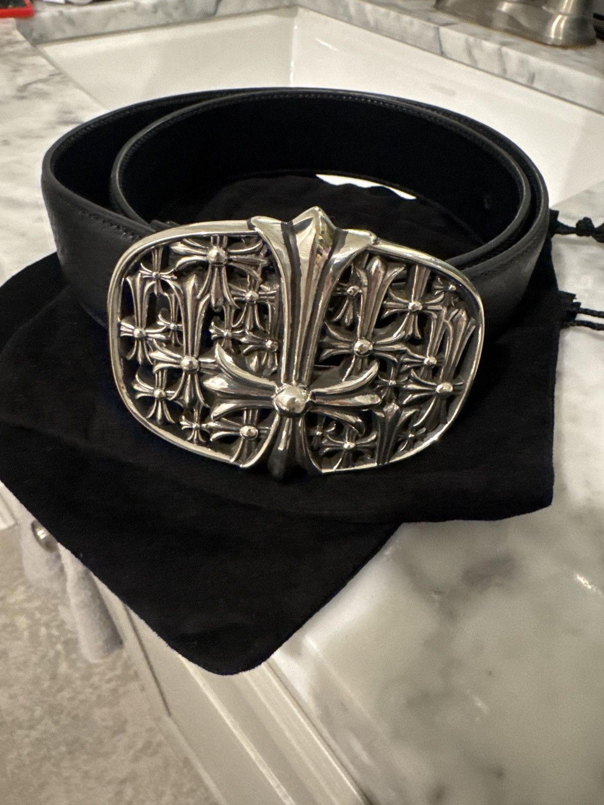 Chrome Hearts Cemetery Belt | Grailed