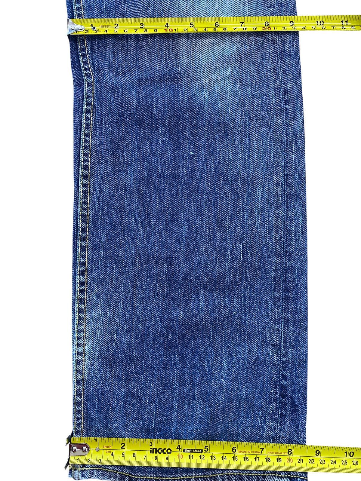 Japanese Brand Japanese Brand Faded Wash Patches Straight Leg Style Jeans Size US 34 / EU 50 - 9 Thumbnail