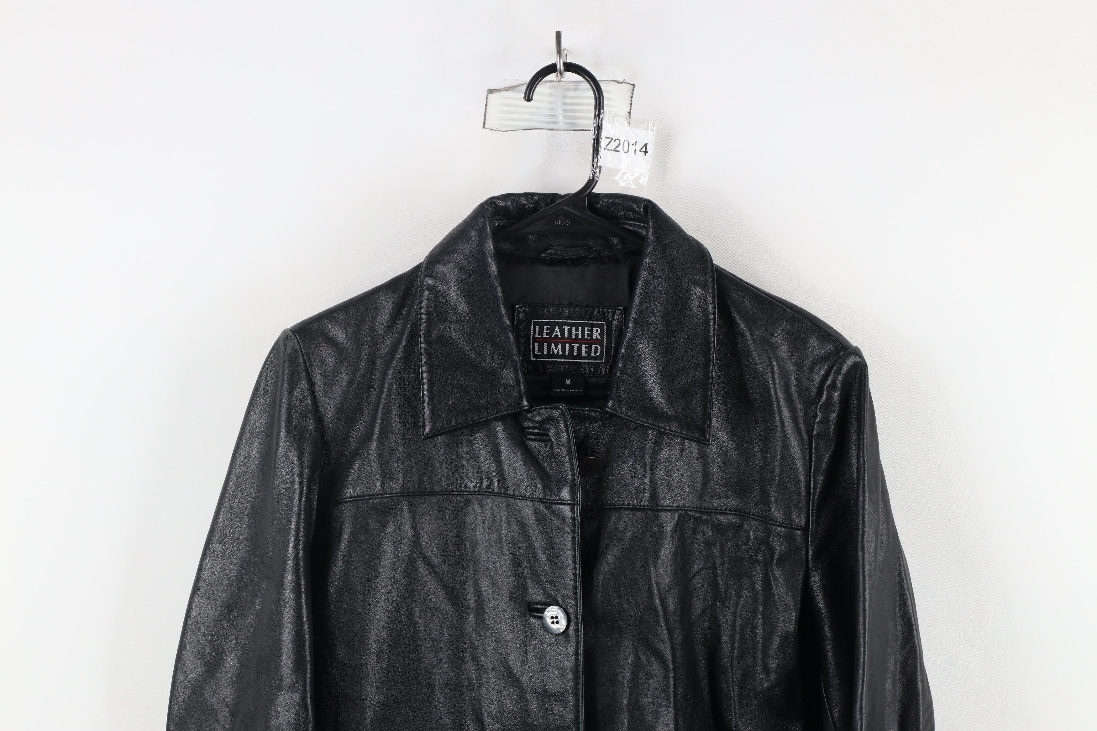 Vintage Vintage 90s Streetwear Leather Button Shirt Jacket Shacket Size M / US 6-8 / IT 42-44 - 2 Thumbnail