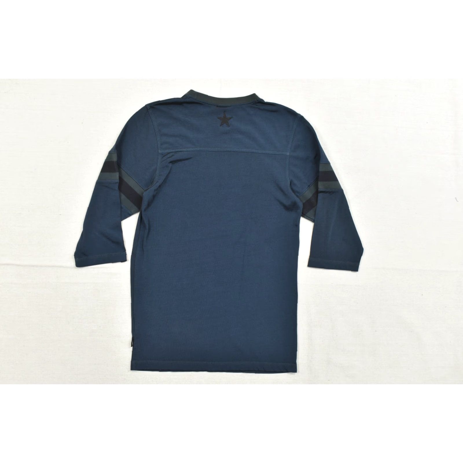 Nike Nike Dri-FIT Men's T-Shirt 3/4 Sleeve Navy Blue Embroidered Crew Neck Sports Jersey S Size US S / EU 44-46 / 1 - 3 Thumbnail