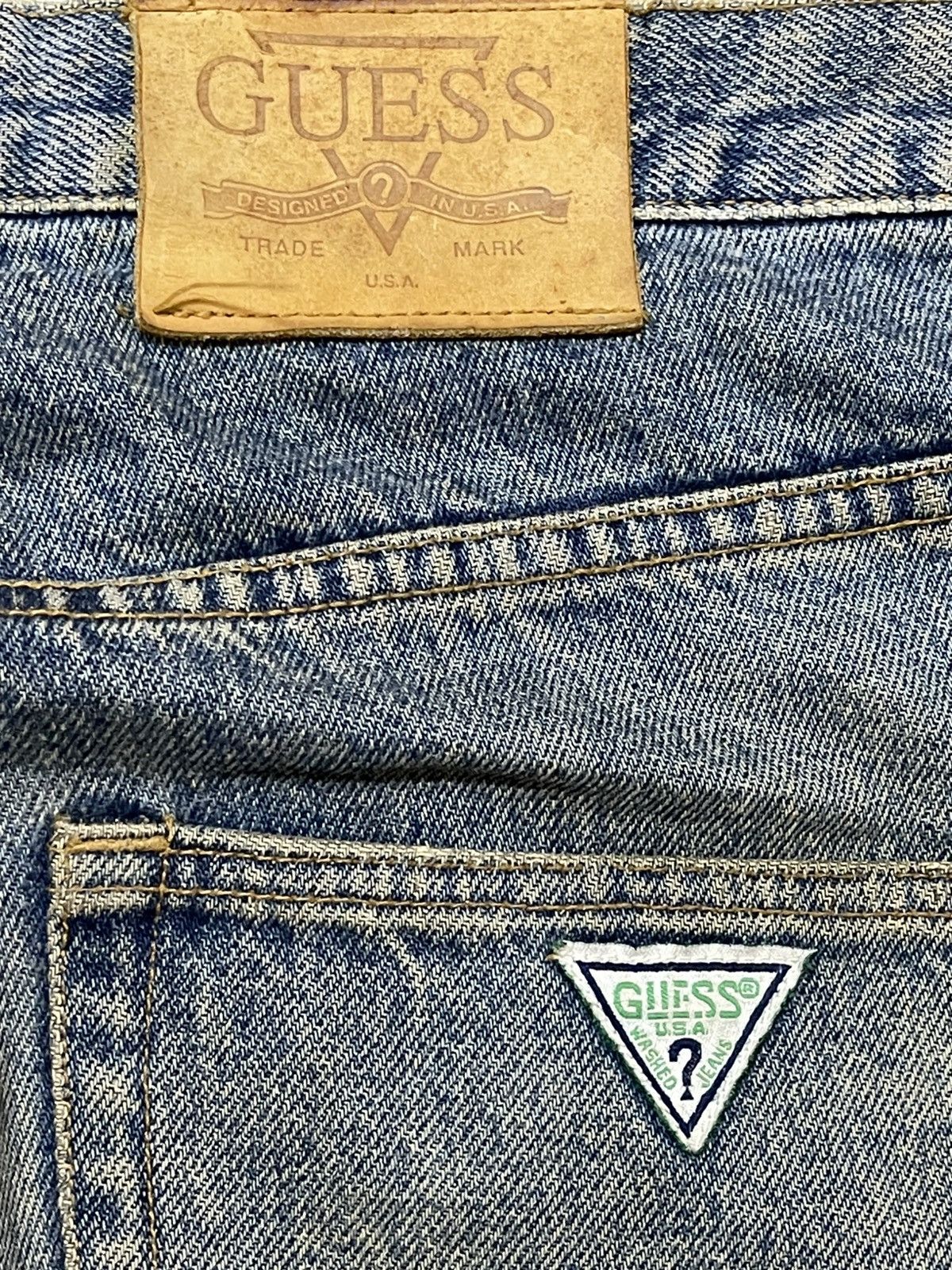 Guess Vintage Usa Guess By Georges Marciano Mud Wash Baggy Jeans Size US 36 / EU 52 - 8 Thumbnail