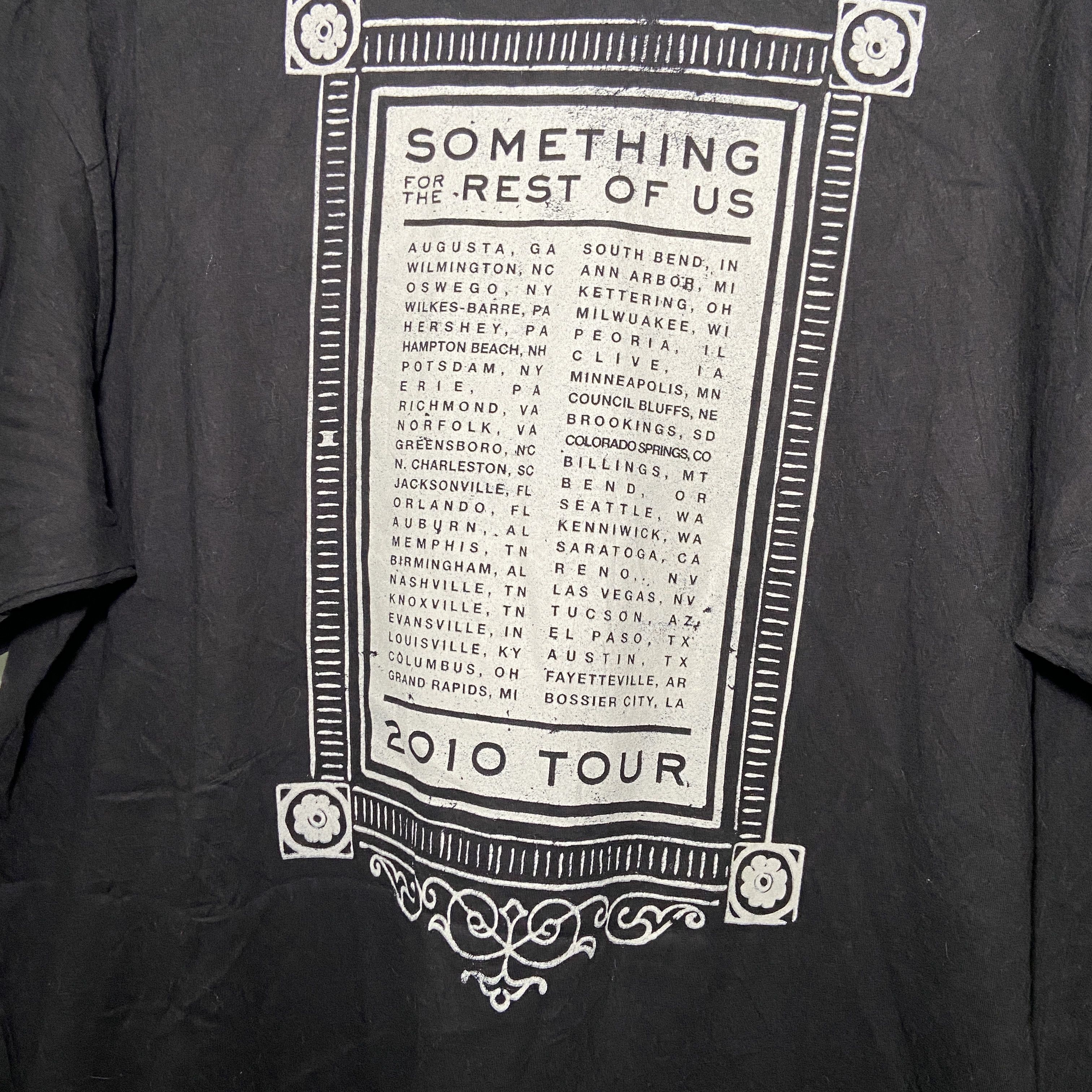 Band Tees Goo Goo Dolls Something For The Rest of Us 2010 Tour Tee Size US XL / EU 56 / 4 - 4 Thumbnail