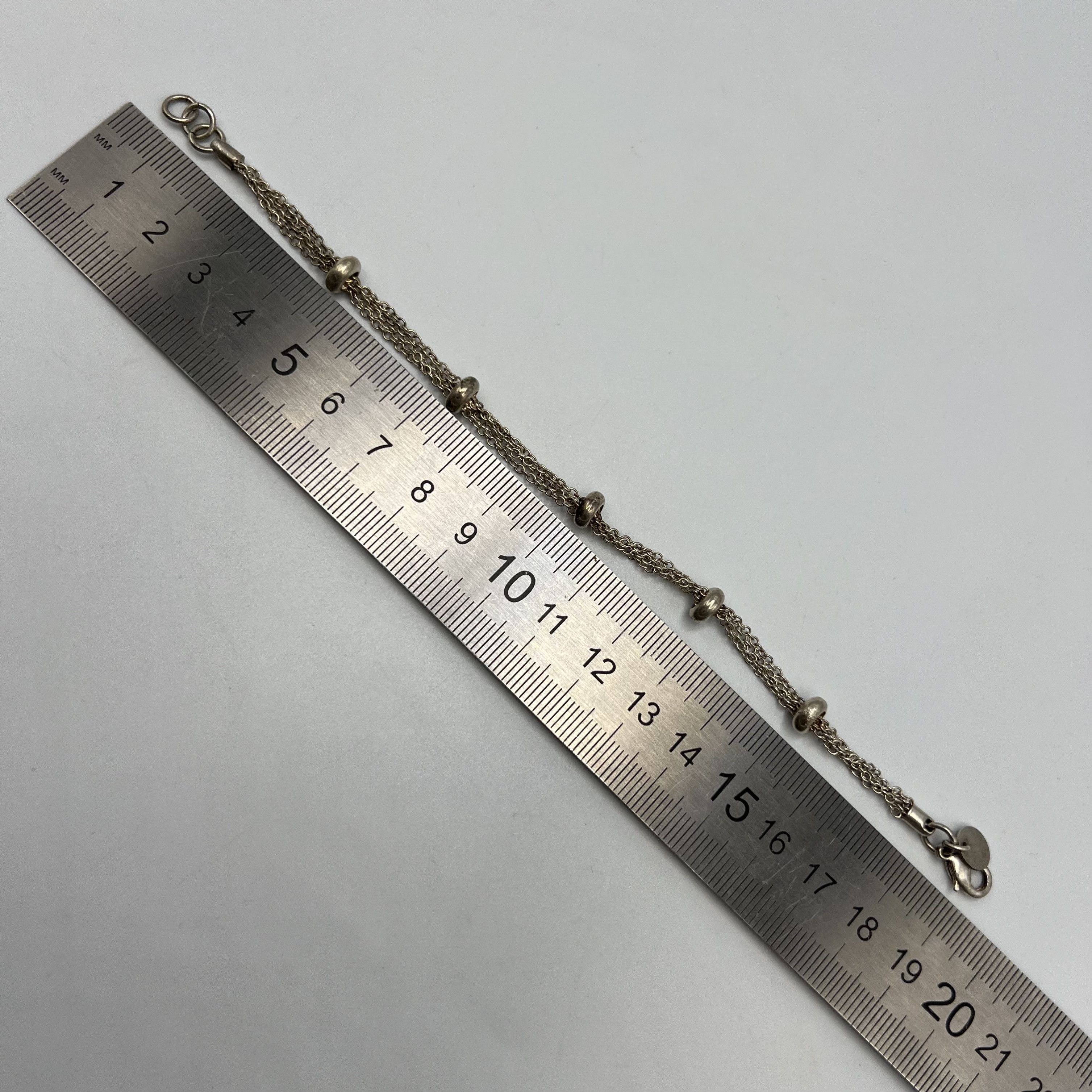 Vintage Vintage 925 Sterlig Silver Multi Chain Bracelet marked 6.4gr Size ONE SIZE - 5 Thumbnail