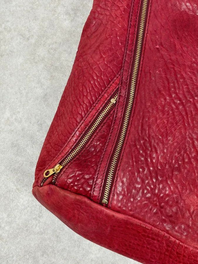 Marc Jacobs Marc Jacobs Red Leather Multi-Zip Shoulder Bag Size ONE SIZE - 10 Thumbnail