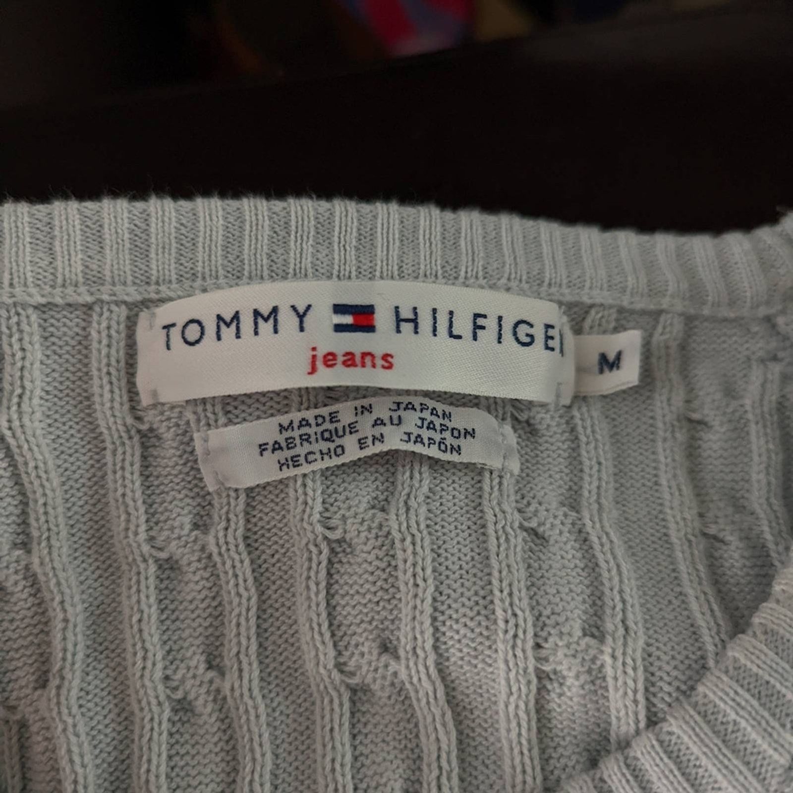 Tommy Hilfiger Tommy Hilfiger Ribbed Pullover Cableknit Sweater - M Size M / US 6-8 / IT 42-44 - 6 Thumbnail