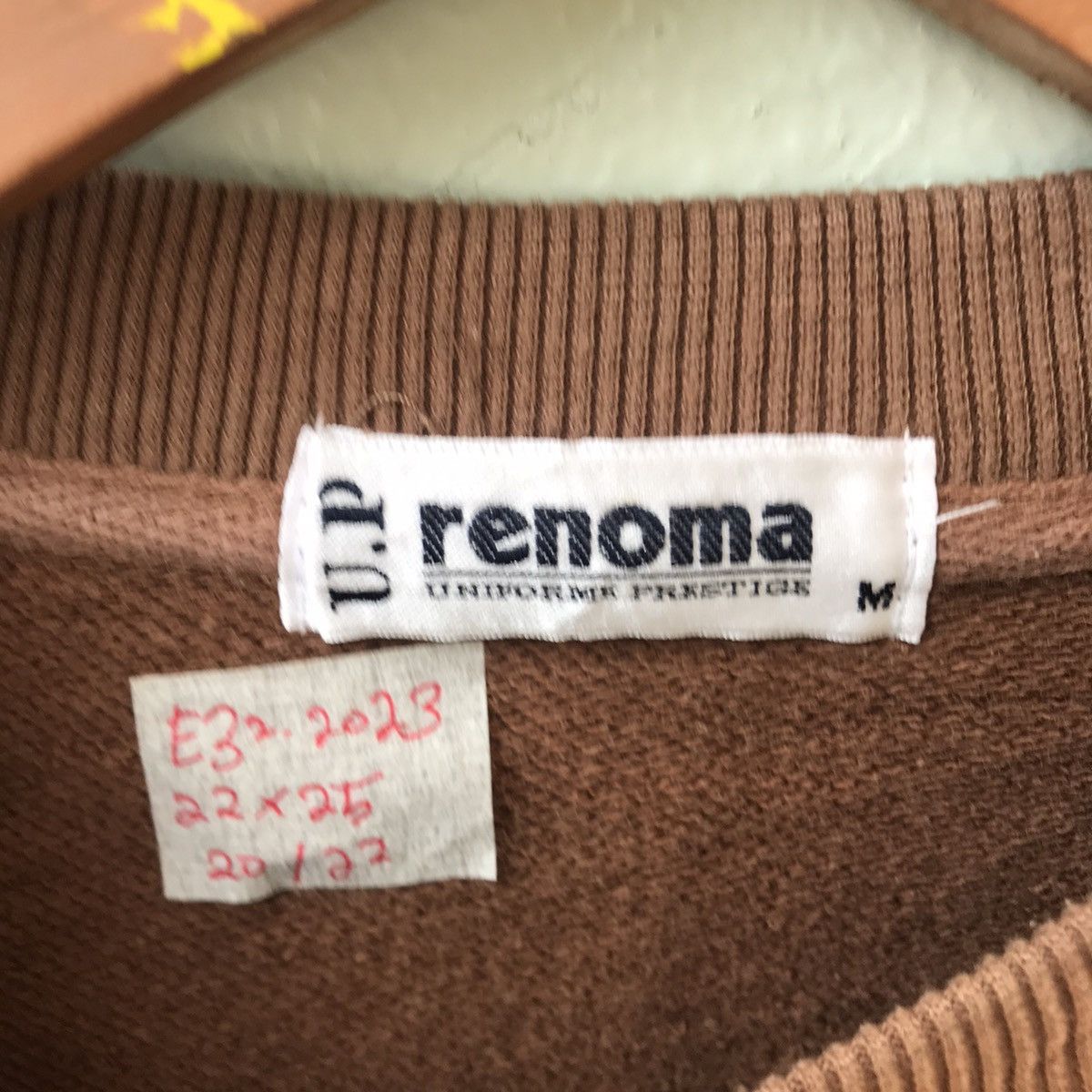 Designer × Renoma Renoma big stitch logo pullover sweatshirt Size US M / EU 48-50 / 2 - 5 Thumbnail