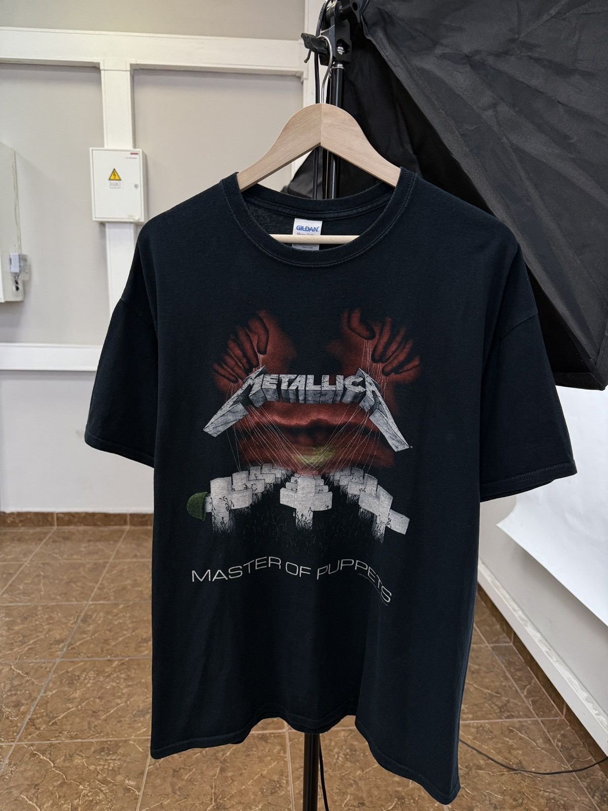 Band Tees × Metallica × Vintage 💀 Vintage Metallica Master Of Puppets Rock Band t-shirt 2007 Size US XL / EU 56 / 4 - 1 Thumbnail