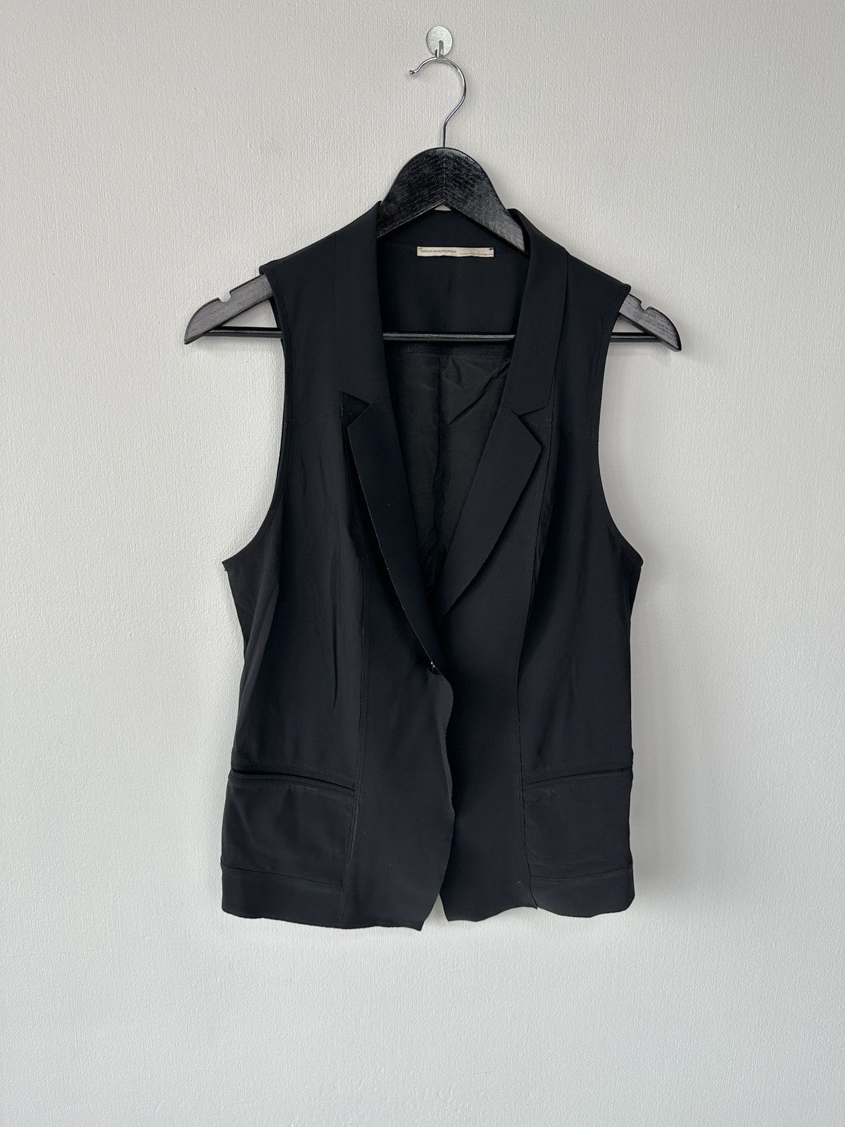 Marithe + Francois Girbaud MARITHE FRANCOIS GIRBAUD Avant Garde Sleeveless Tank Vest Size M / US 6-8 / IT 42-44 - 2 Thumbnail