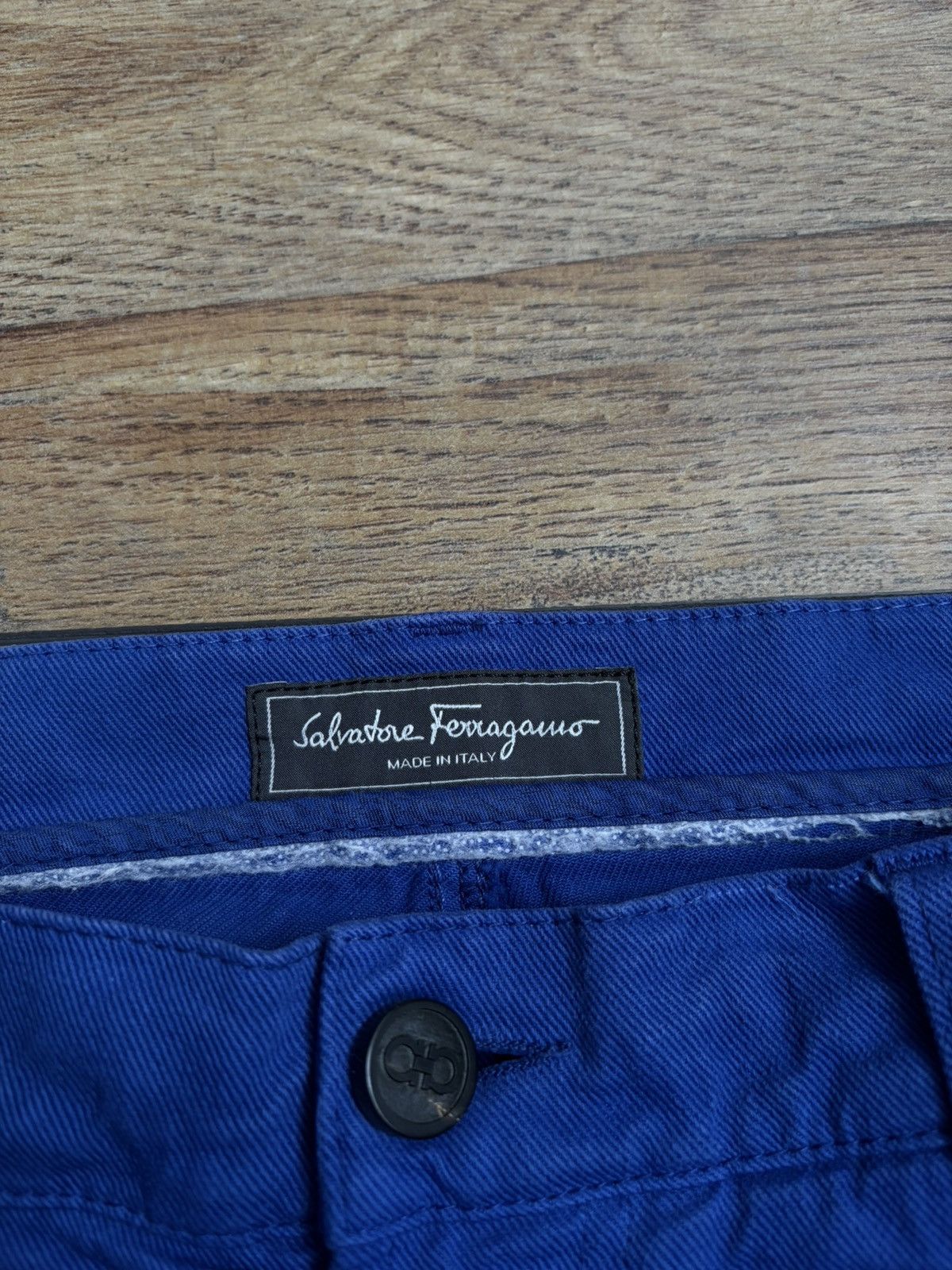 Salvatore Ferragamo Salvatore Ferragamo Blue Denim Pants Size US 34 / EU 50 - 4 Thumbnail